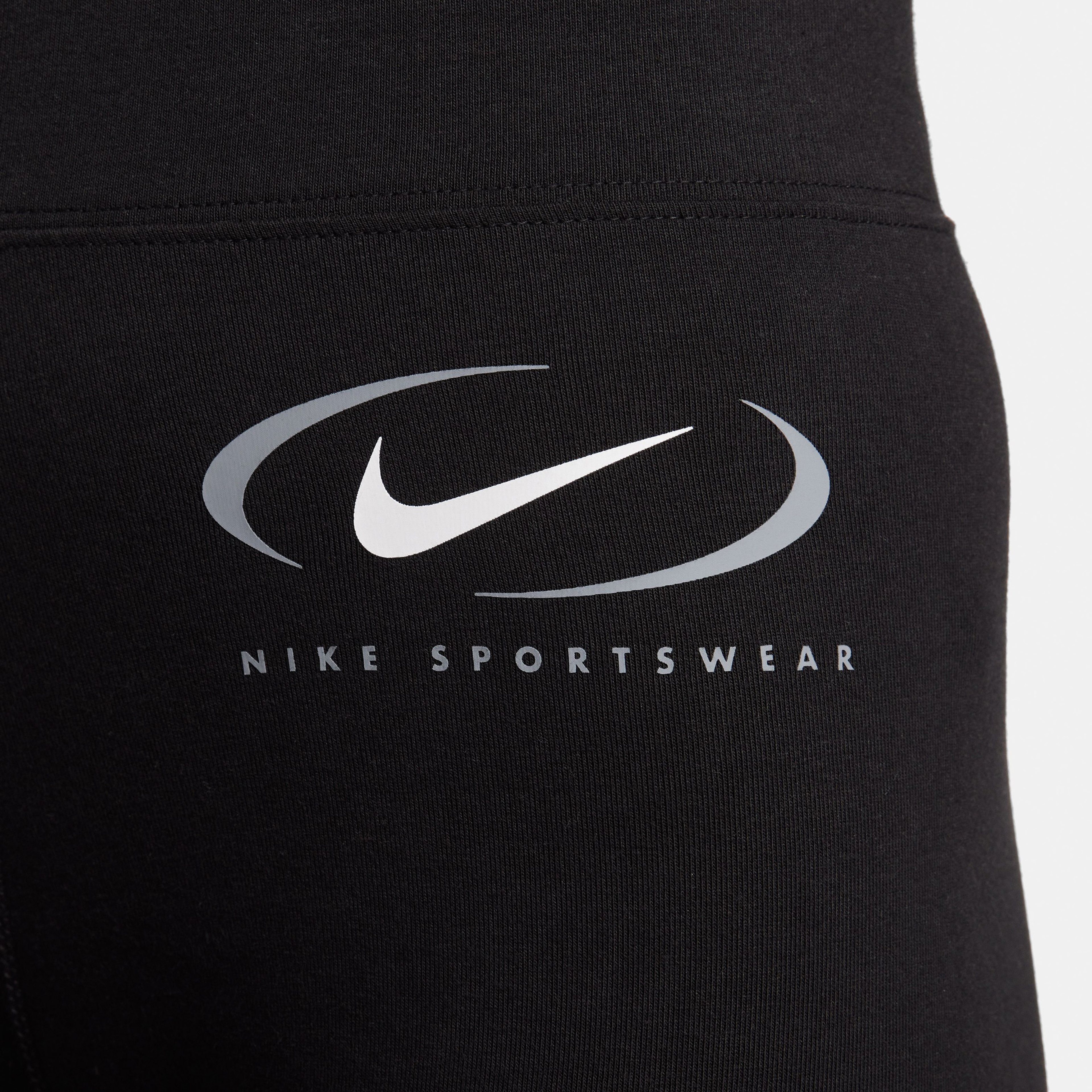 Nike Sportswear Legging High Rise Swoosh Kadın Siyah Tayt