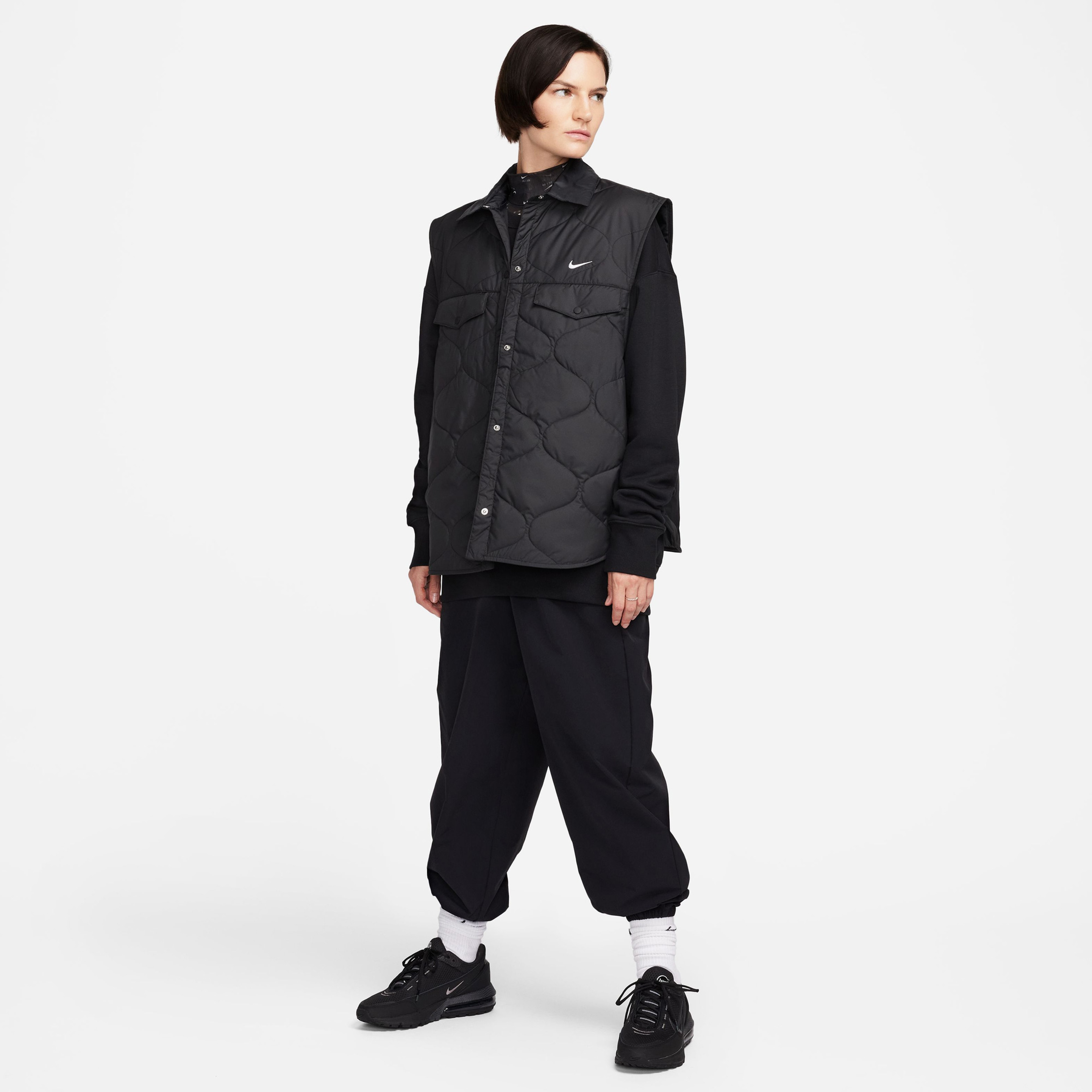 Nike Sportswear Trend Jggr Wvn Swsh Kadın Siyah Eşofman Altı