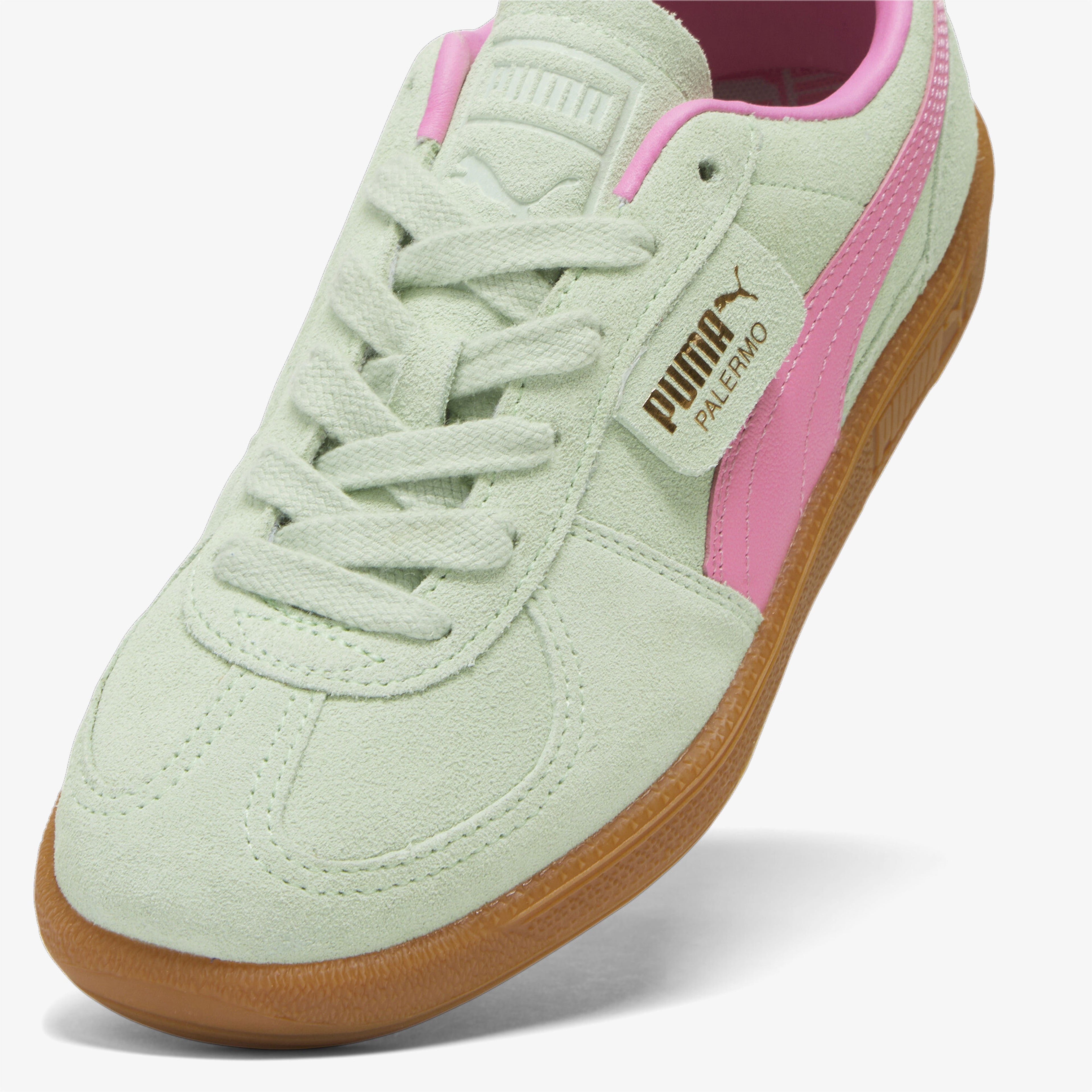 Puma Palermo Kadın Yeşil/Pembe Spor Ayakkabı