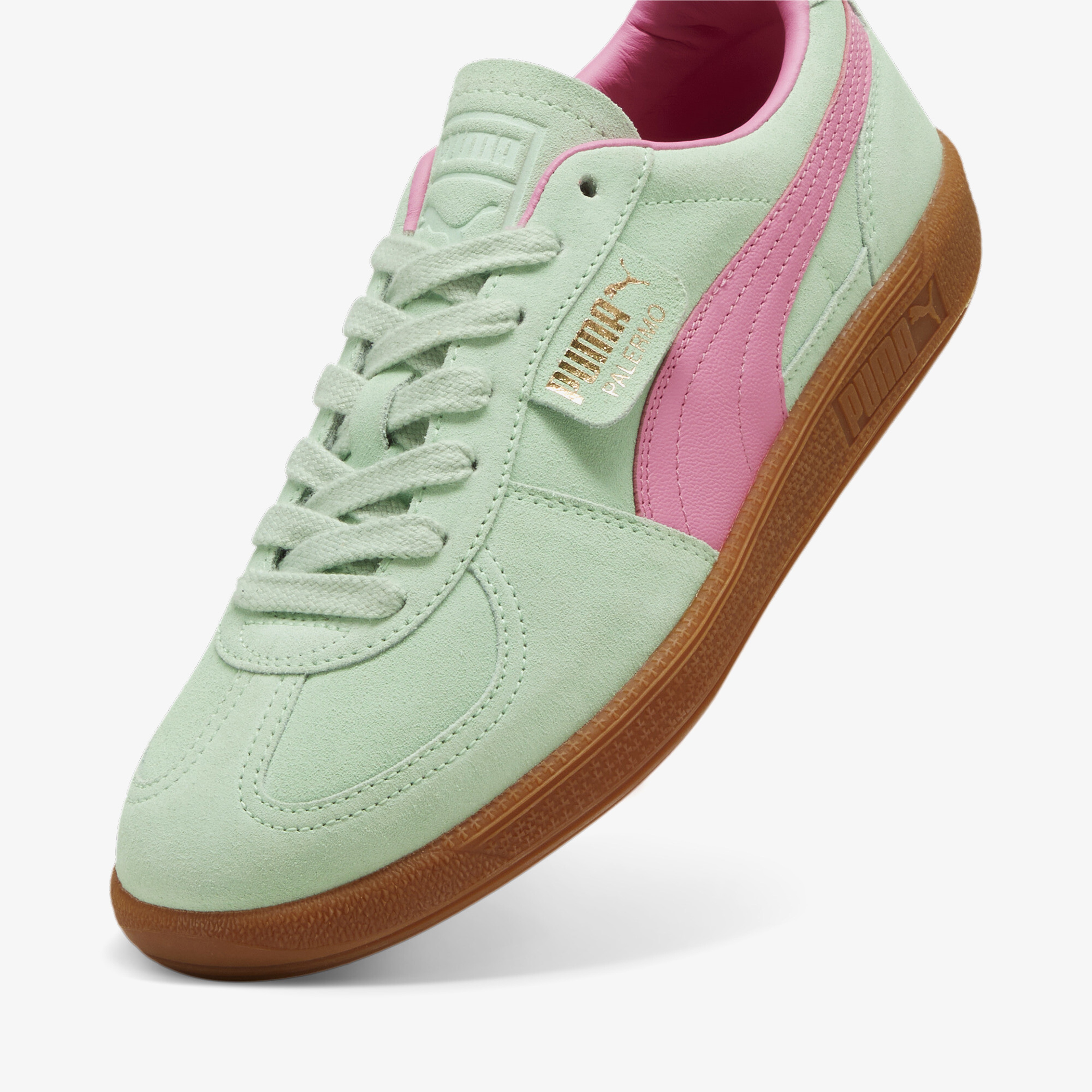 Puma Palermo Kadın Yeşil/Pembe Sneaker