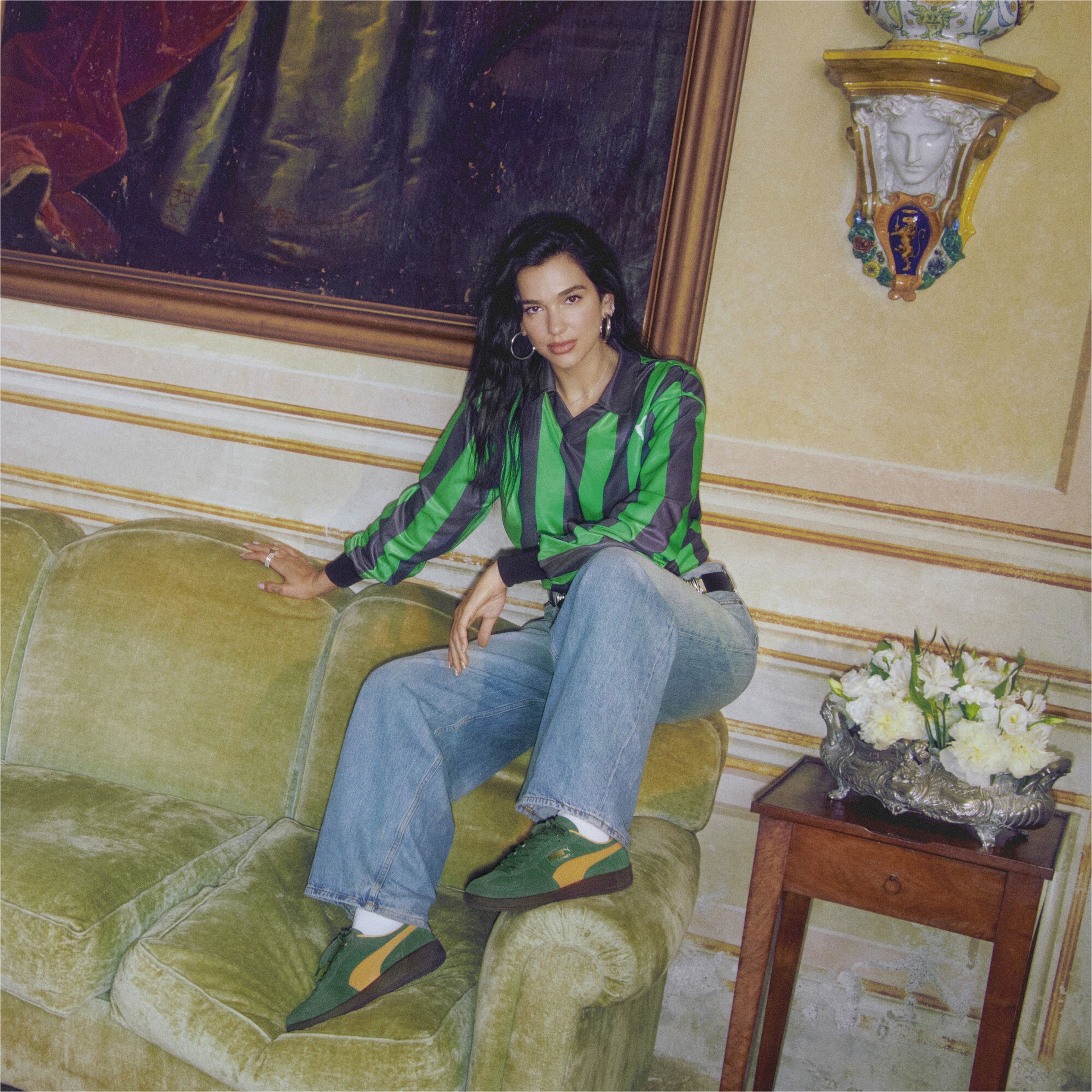 Puma Palermo Unisex Yeşil/Sarı Spor Ayakkabı