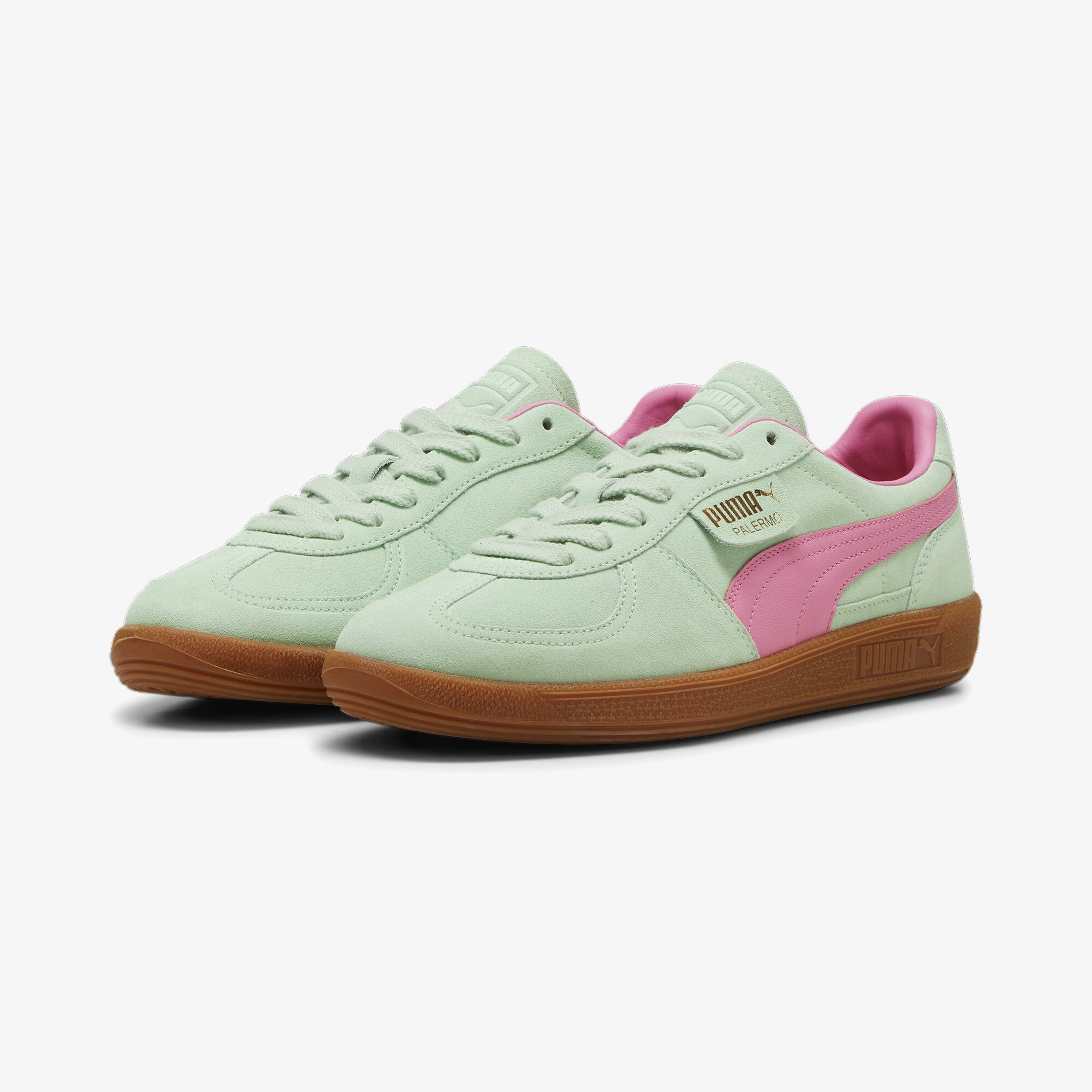Puma Palermo Kadın Yeşil/Pembe Sneaker