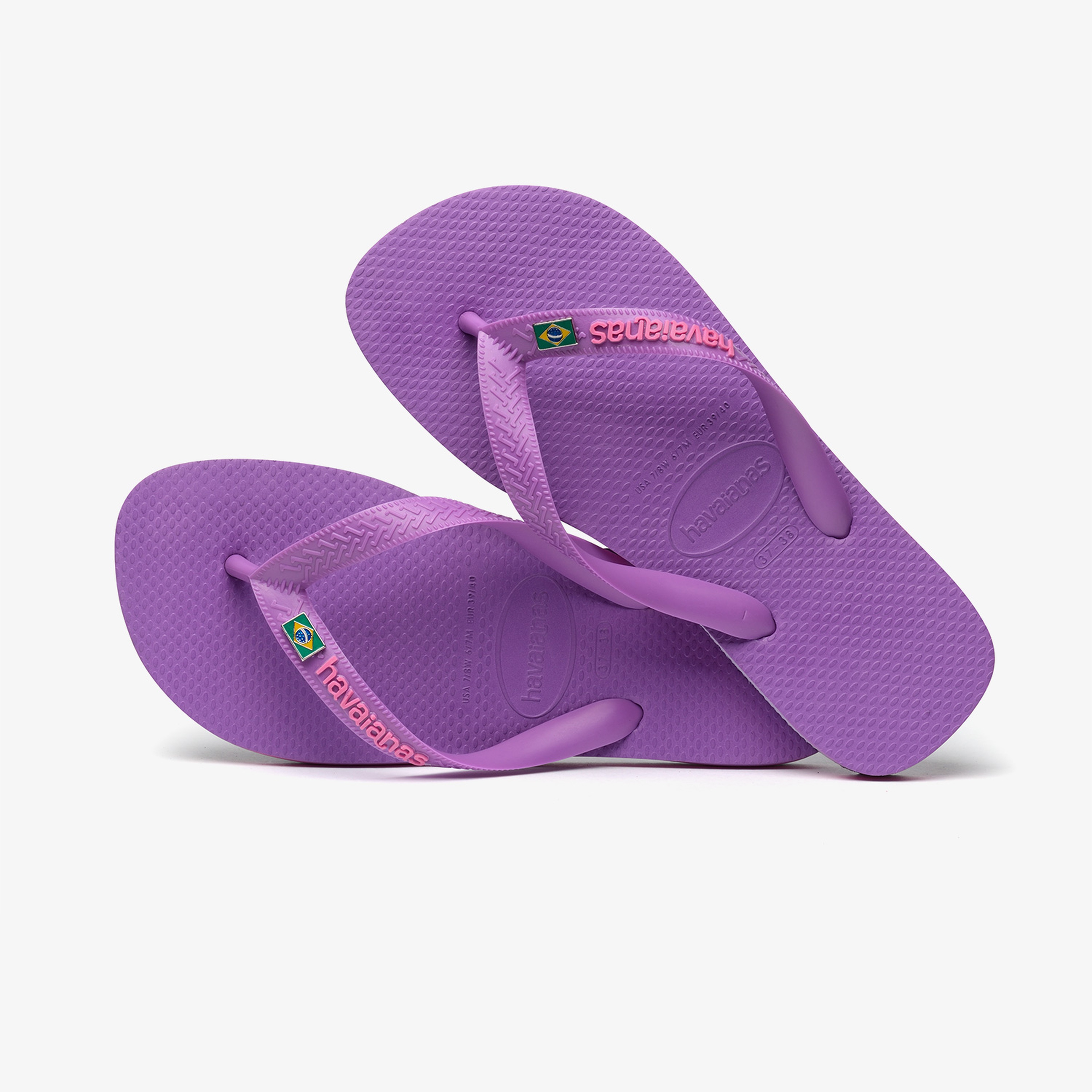 Havaianas Brasil Layers Kadın Mor Terlik