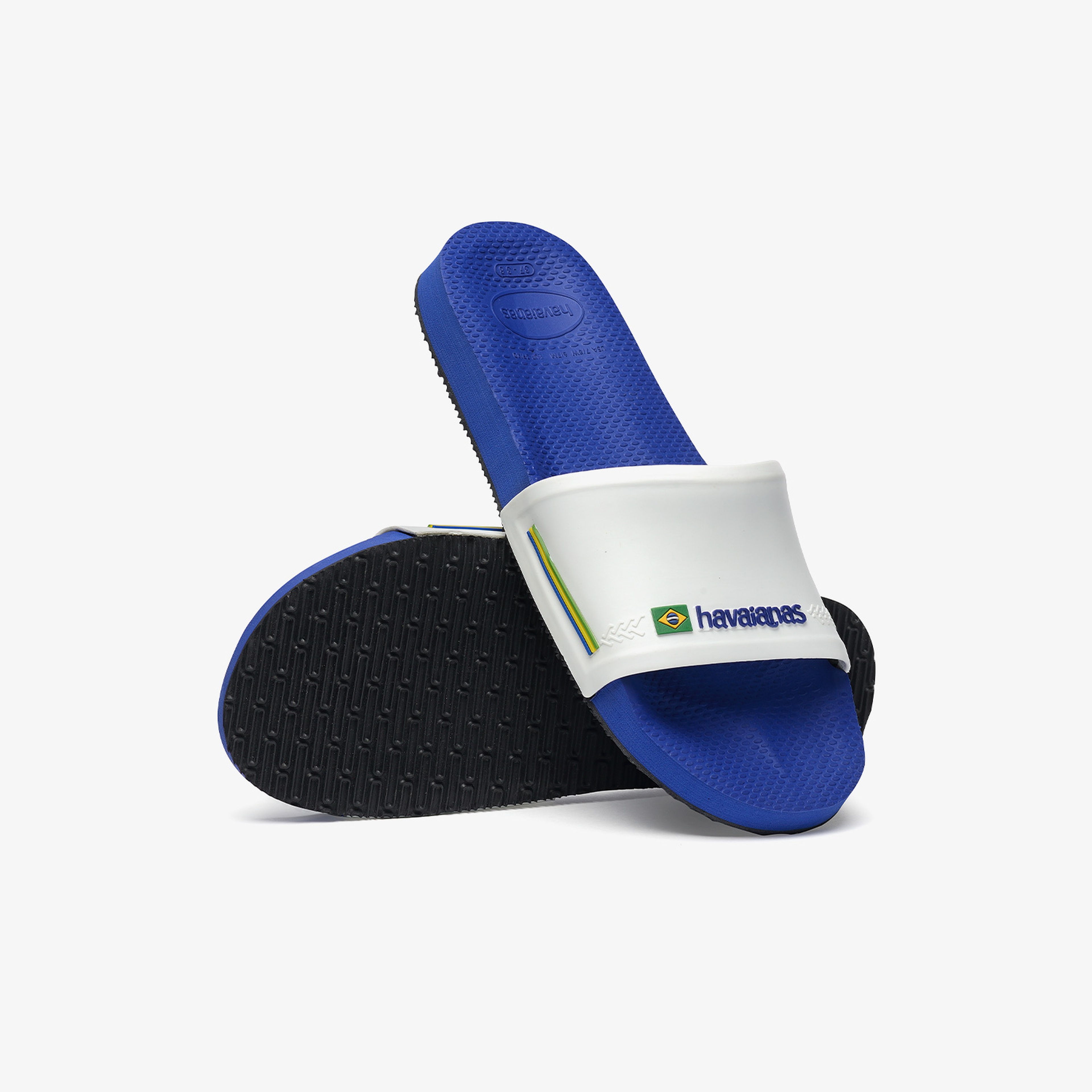 Havaianas Slide Brasil Erkek Mavi Terlik