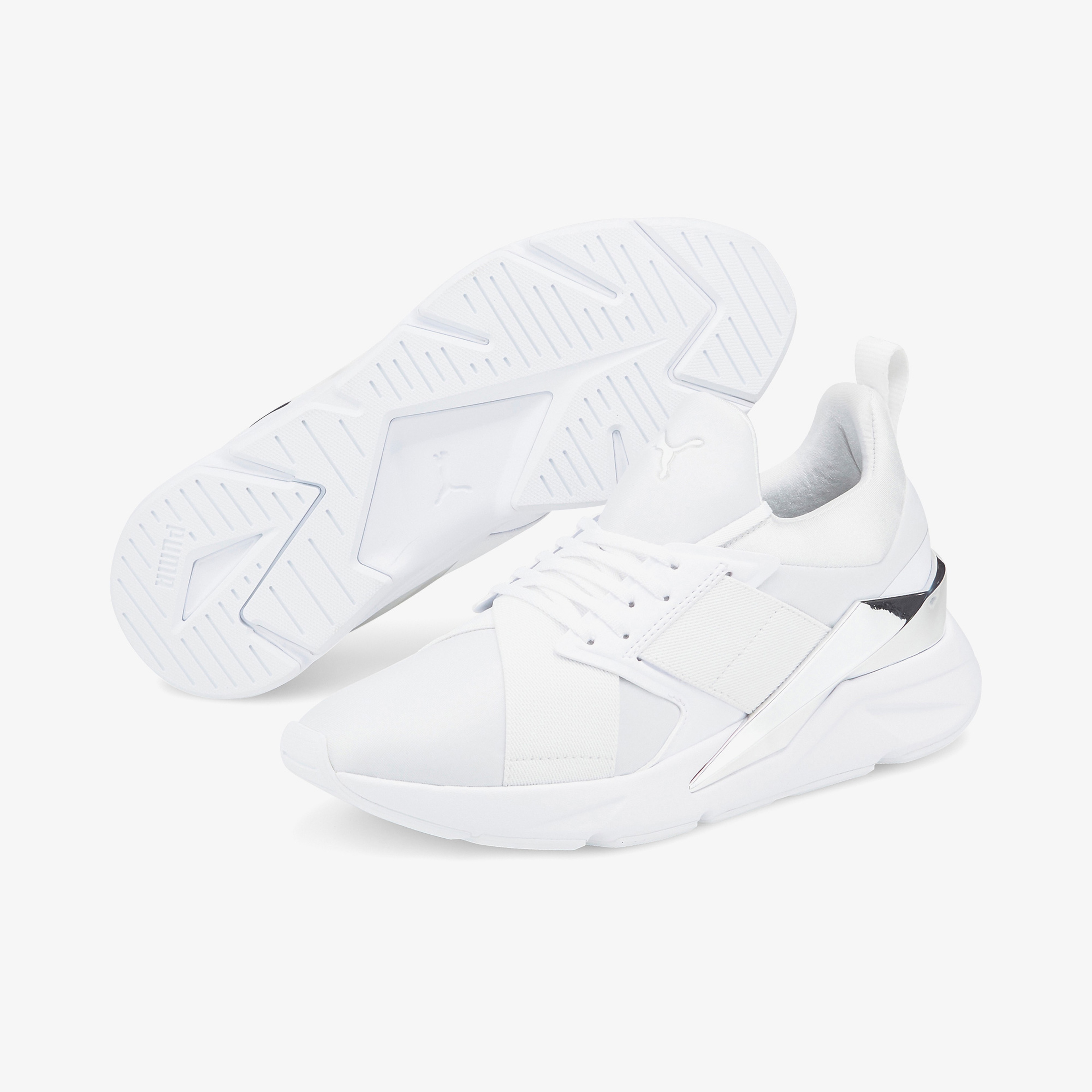 Puma Muse X5 Meta Kadın Beyaz Spor Ayakkabı