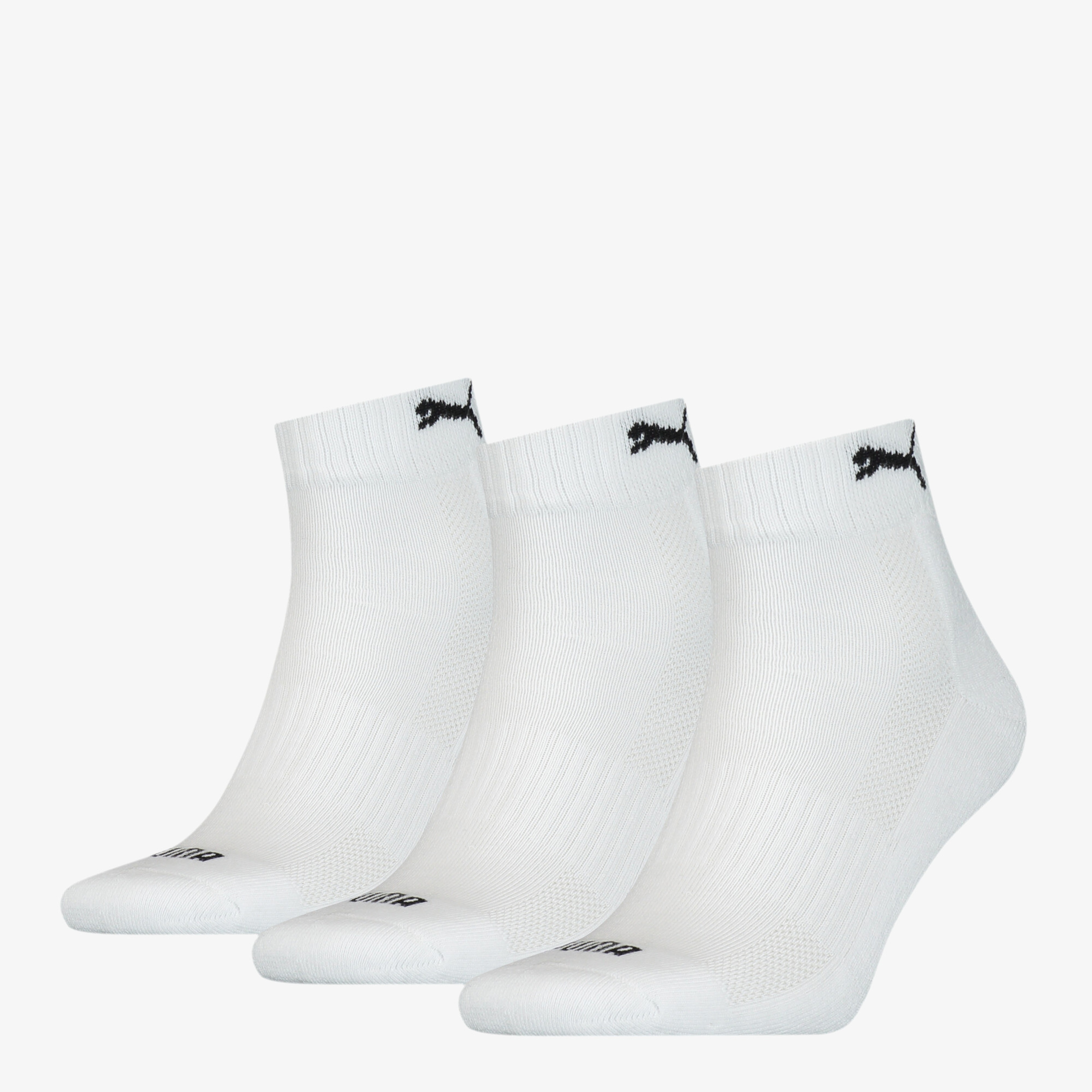Puma Unisex Beyaz 3'lü Çorap