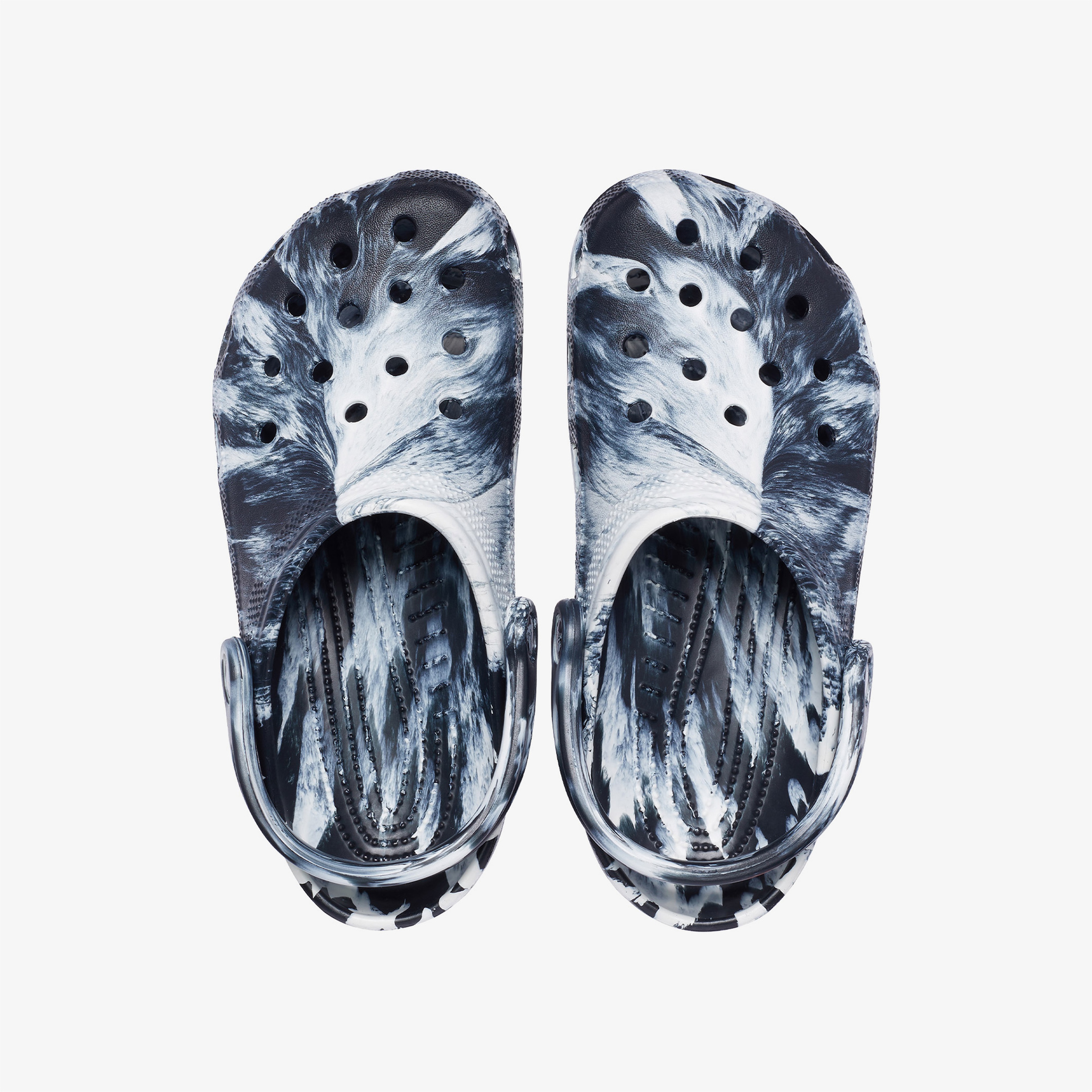 Crocs Classic Marbled Clog Kadın Siyah Terlik