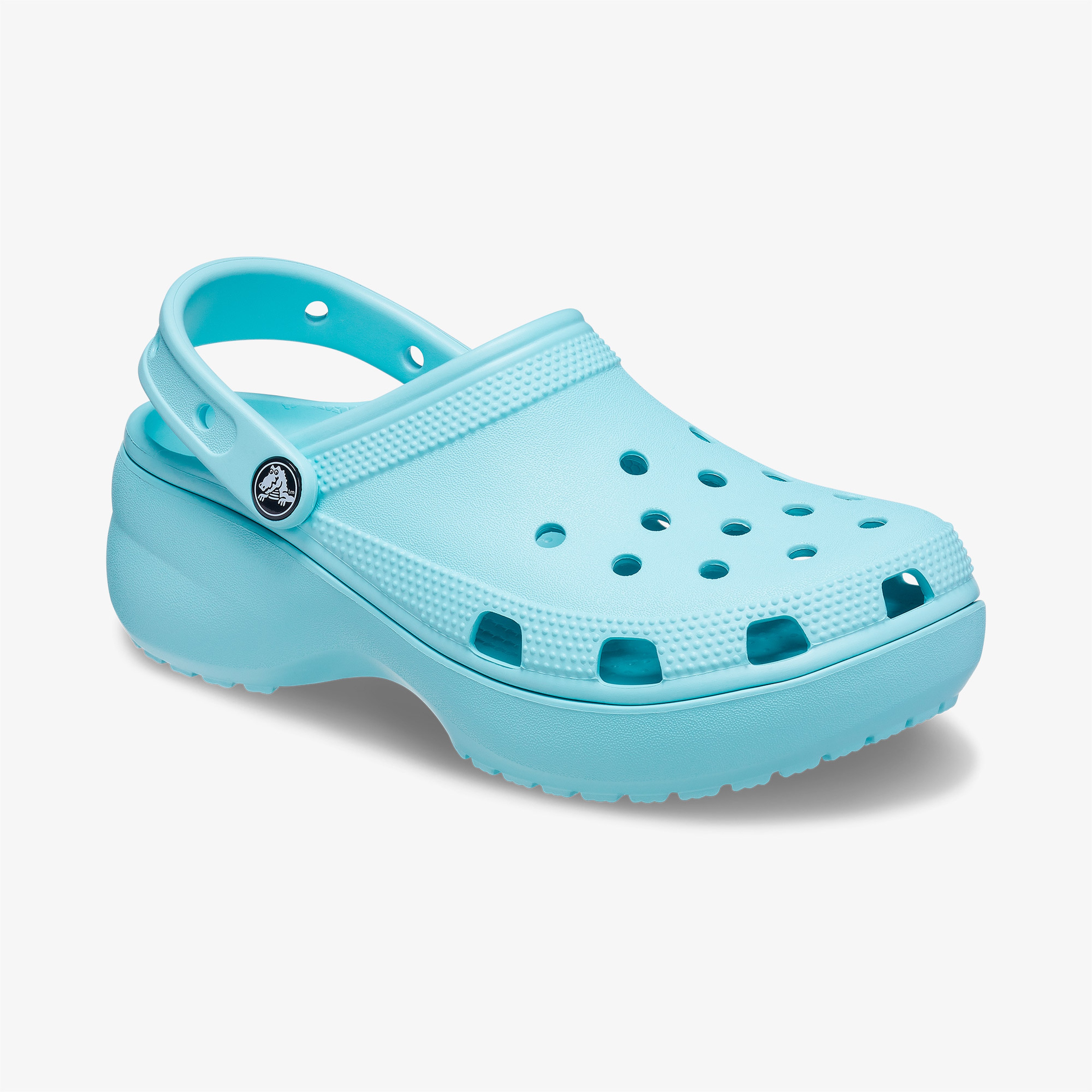 Crocs Classic Platform Clog Kadın Mavi Terlik