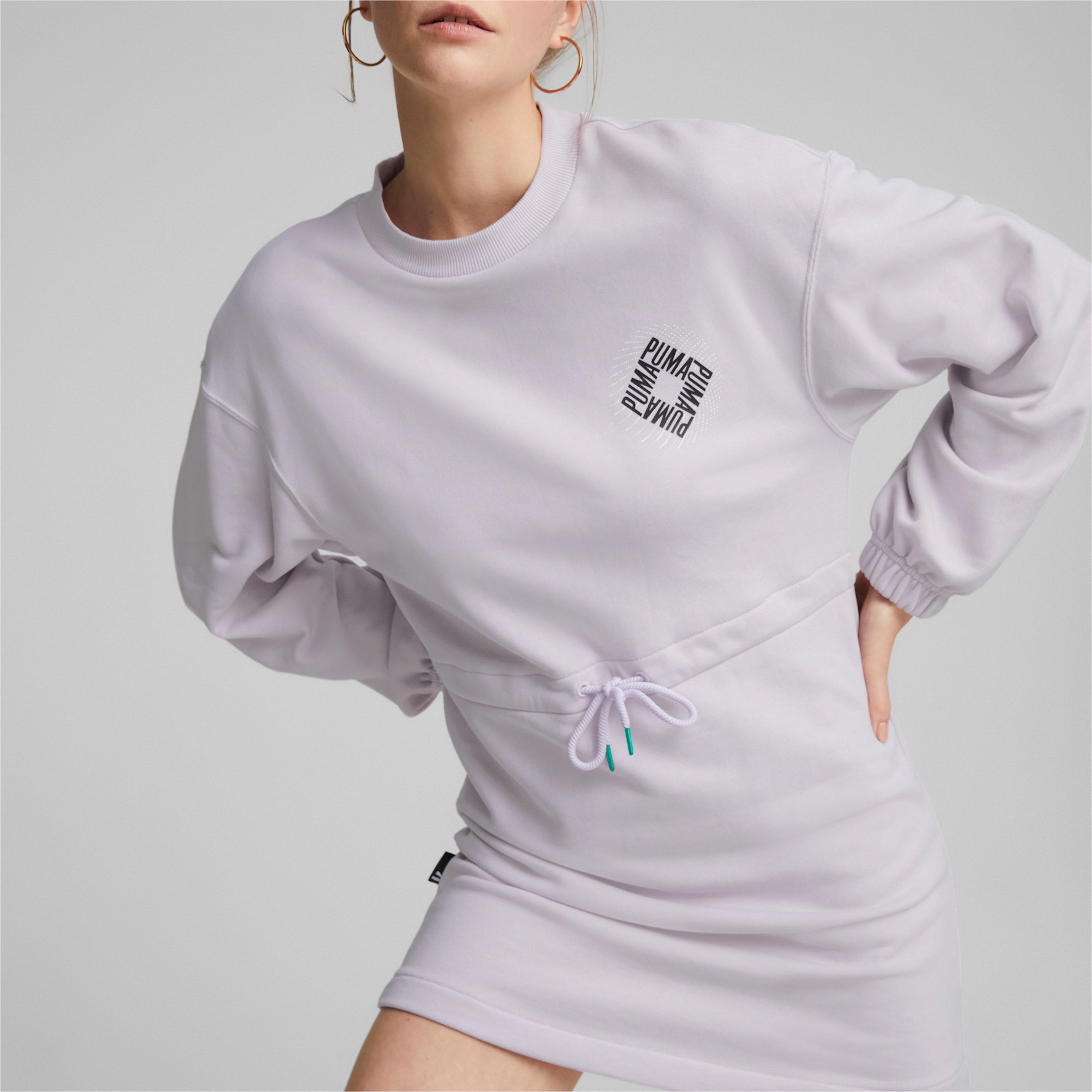 Puma SWxP Crew Kadın Mor Elbise