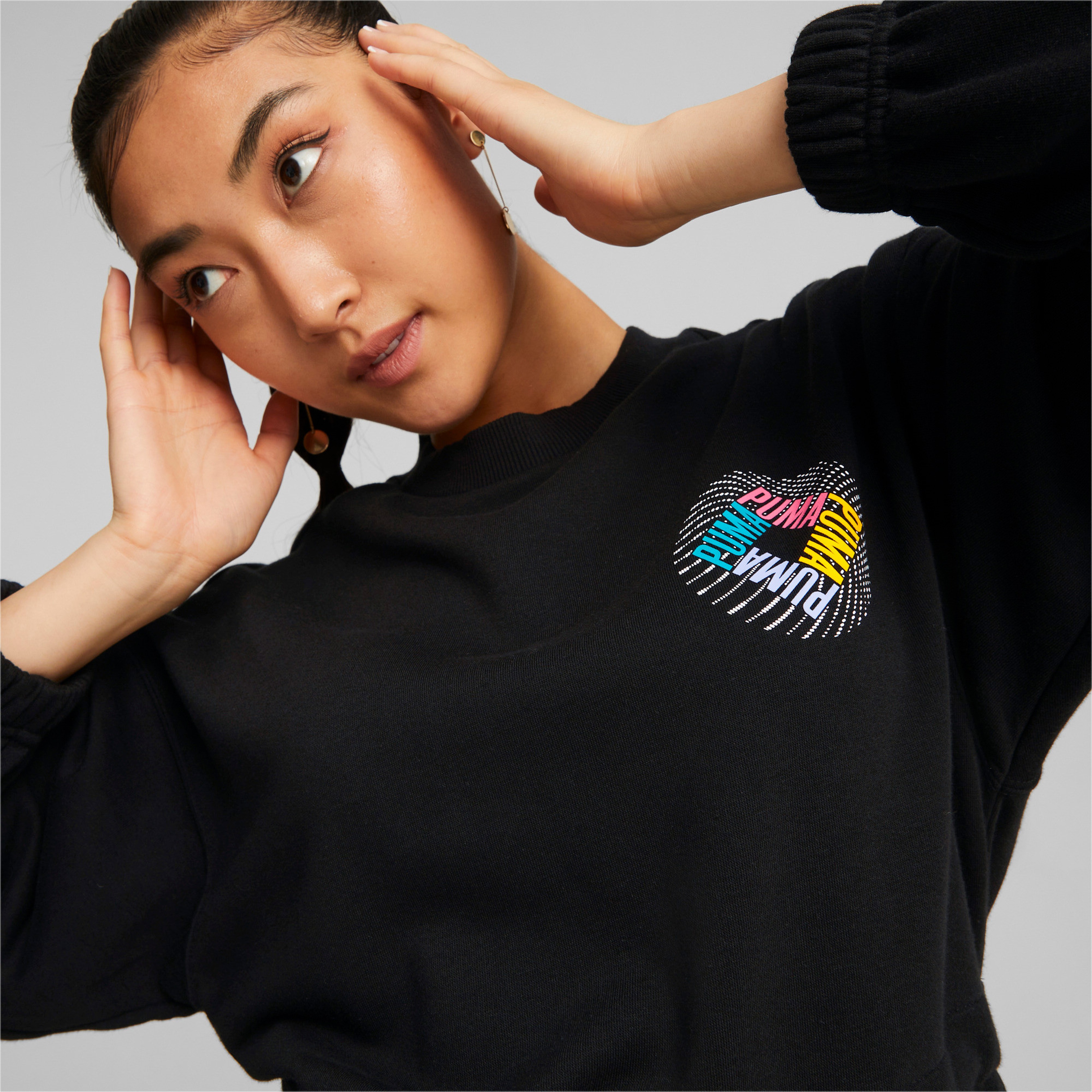 Puma SWxP Crew Kadın Siyah Elbise