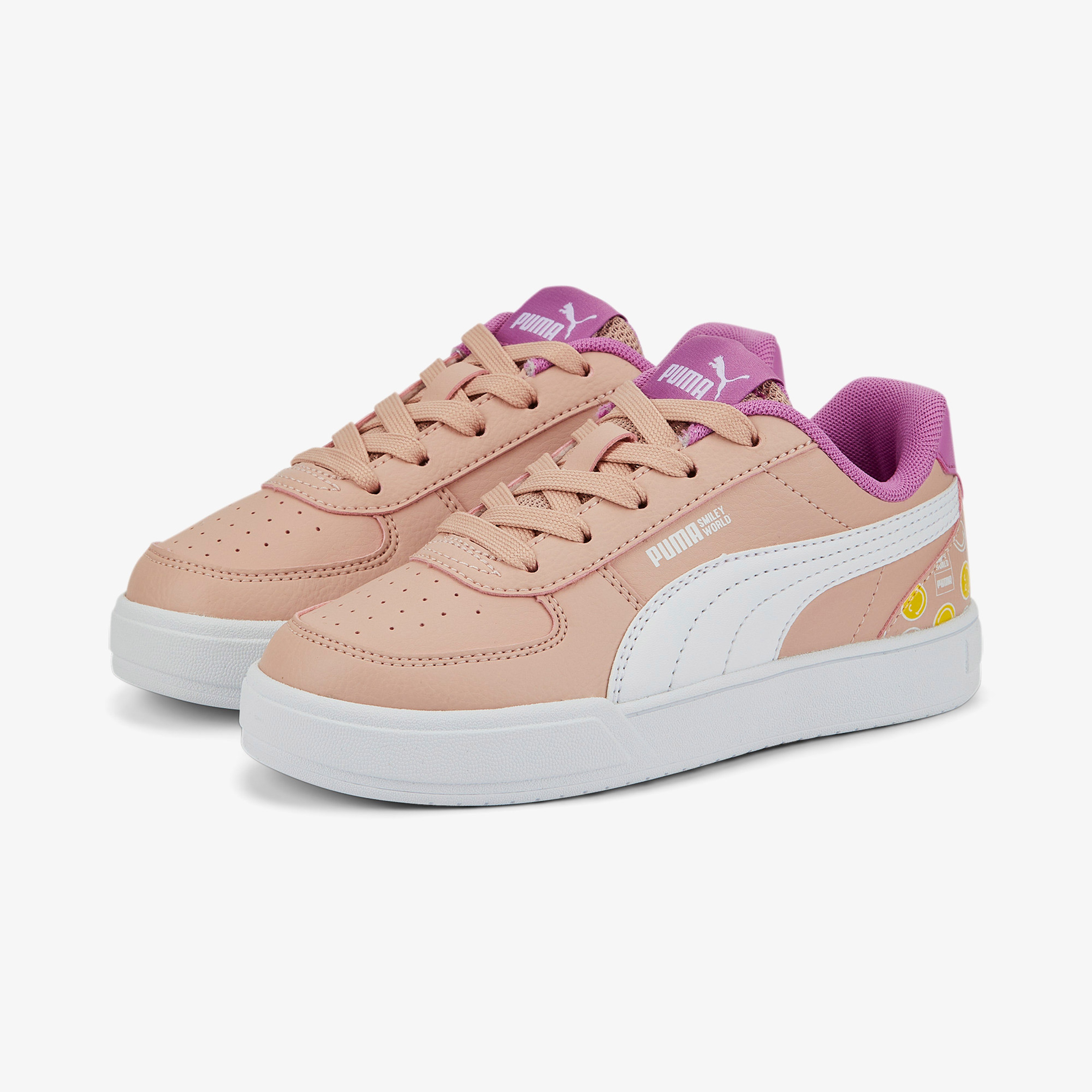 Puma Caven Smileyworld Ps Çocuk Pembe Spor Ayakkabı