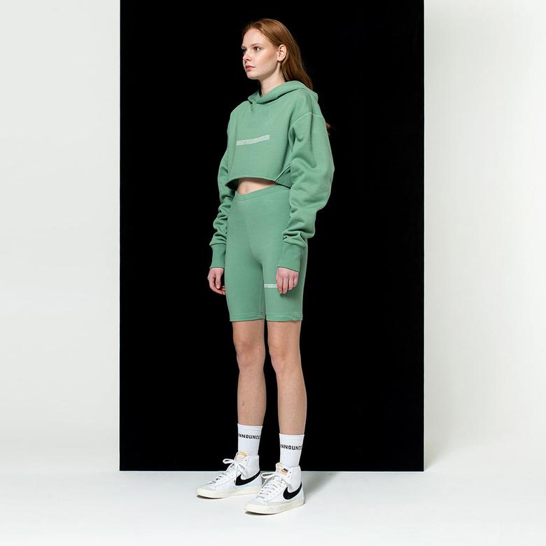 Soon To Be Announced Logo Kadın Yeşil Tayt