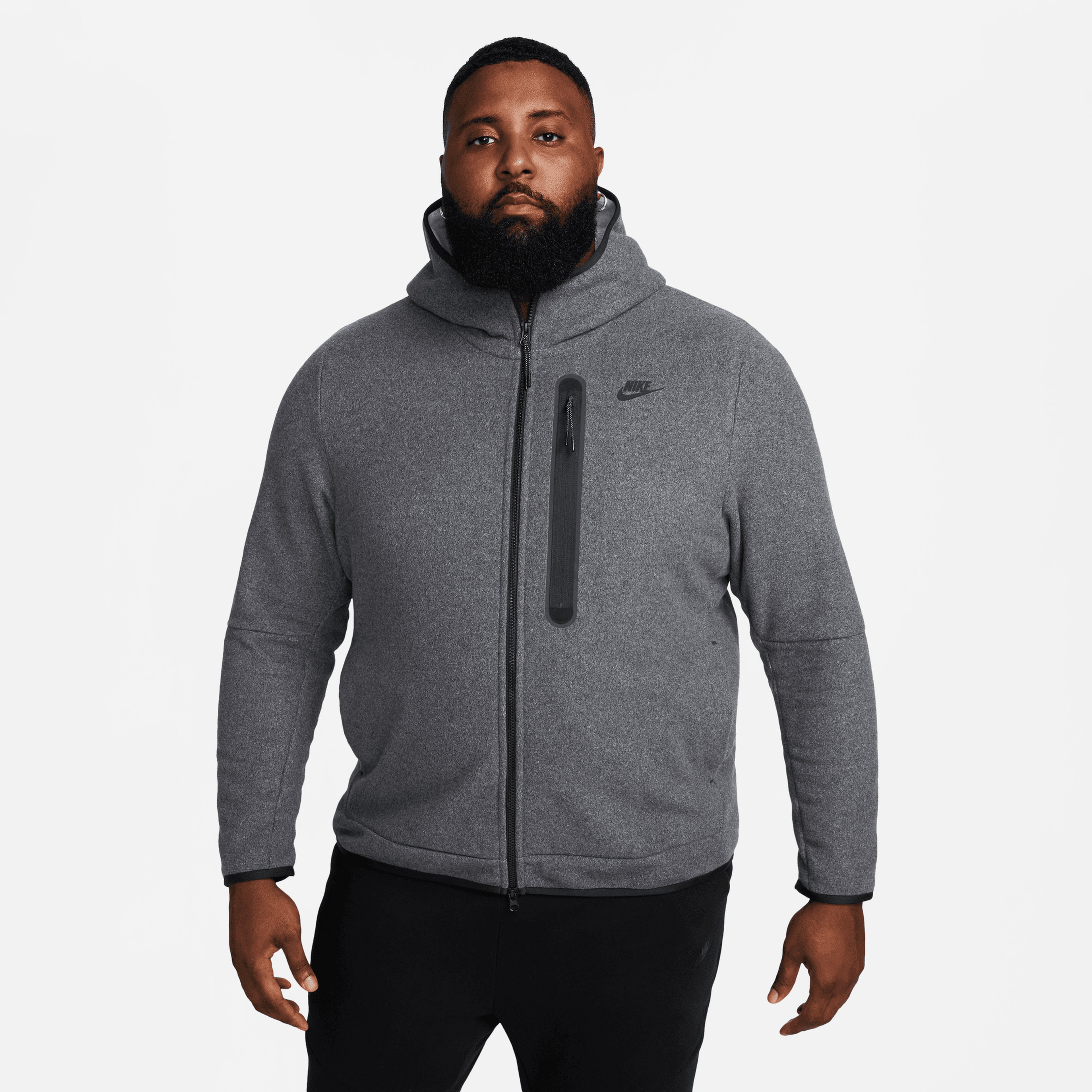 Nike Sportswear Tech Fleece Full-Zip Winter Erkek Gri Eşofman Üstü