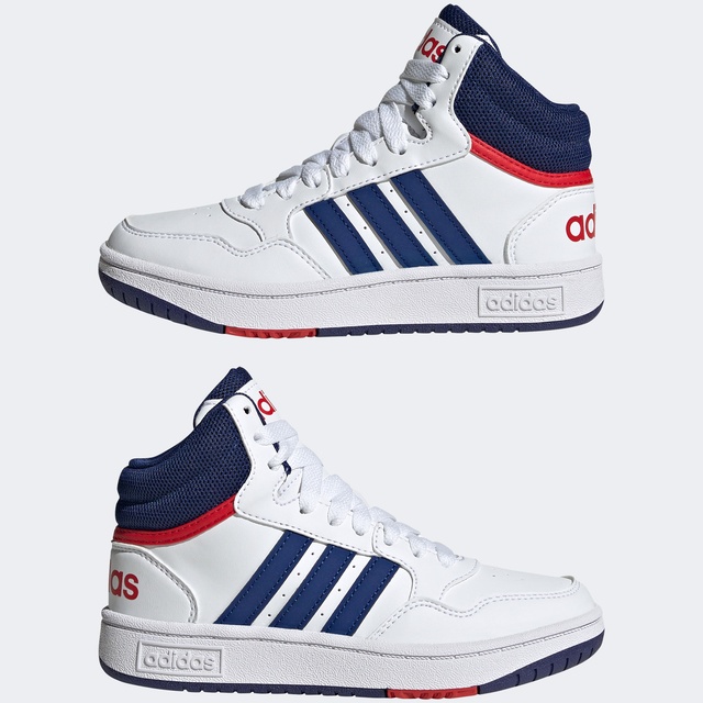 Adidas adidas Sportswear Hoops 3.0 Mid Çocuk Beyaz Spor Ayakkabı Occasion'da! Beyaz - 10. görsel