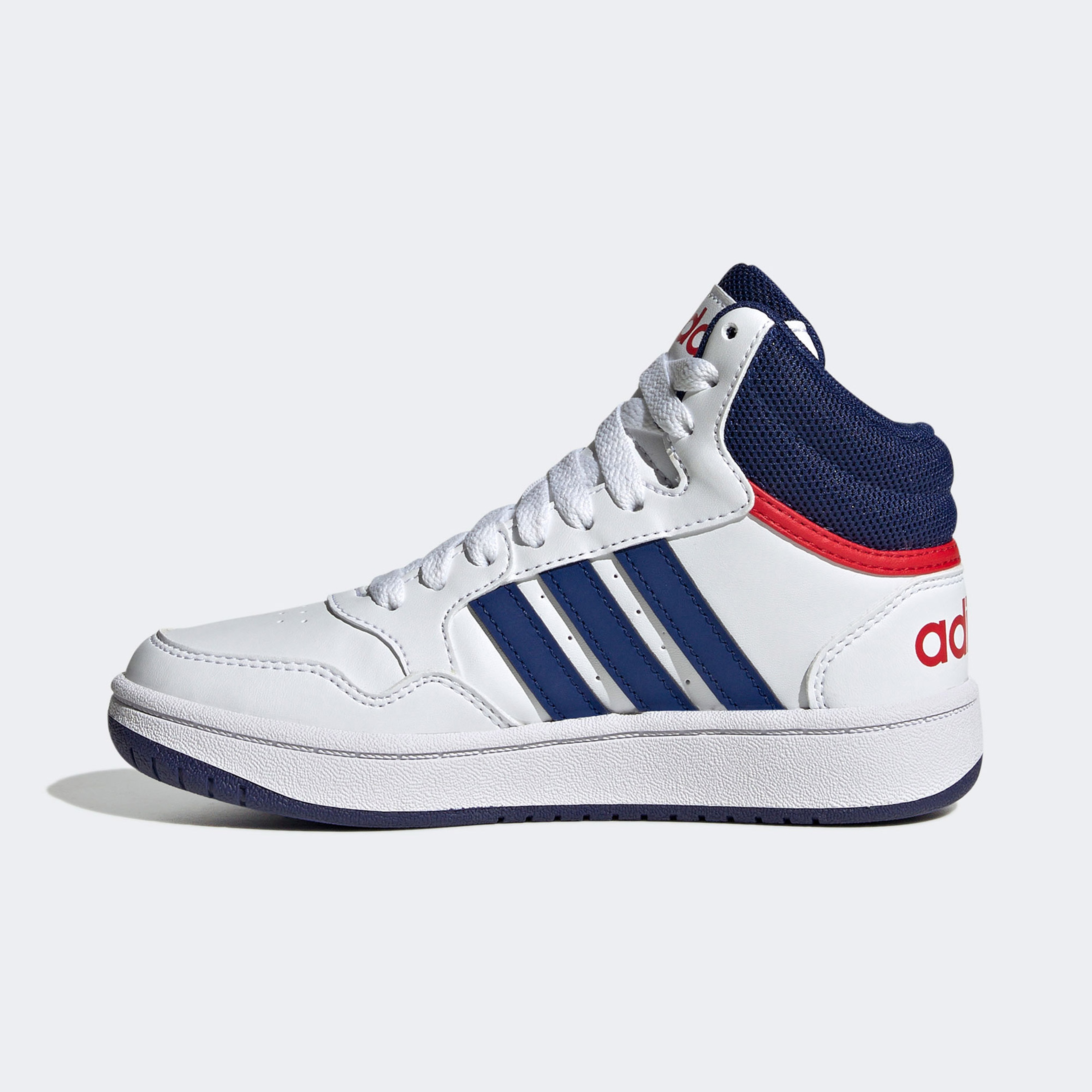adidas Sportswear Hoops 3.0 Mid Çocuk Beyaz Spor Ayakkabı