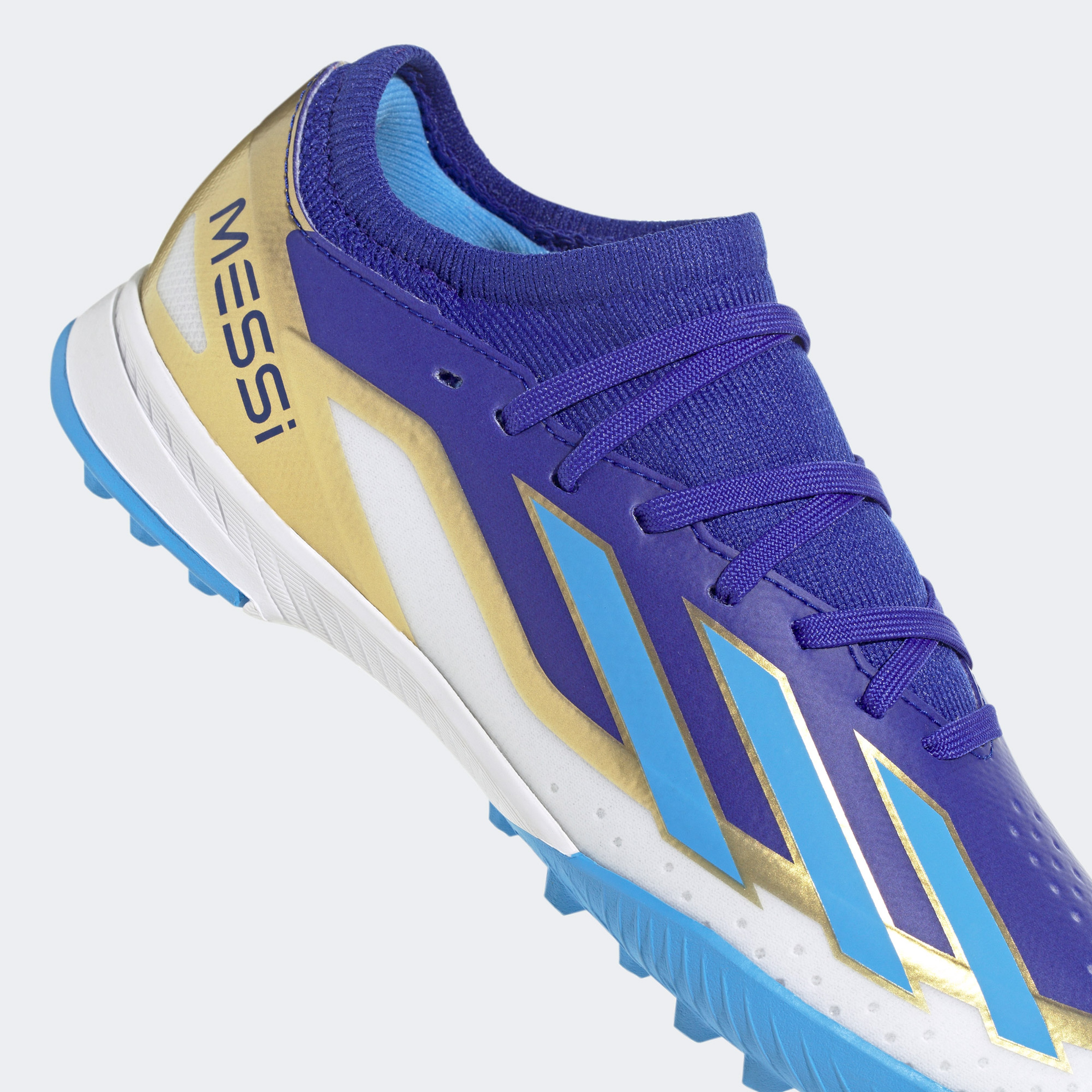 adidas X Crazyfast League Tf Messi Çocuk Mavi Krampon