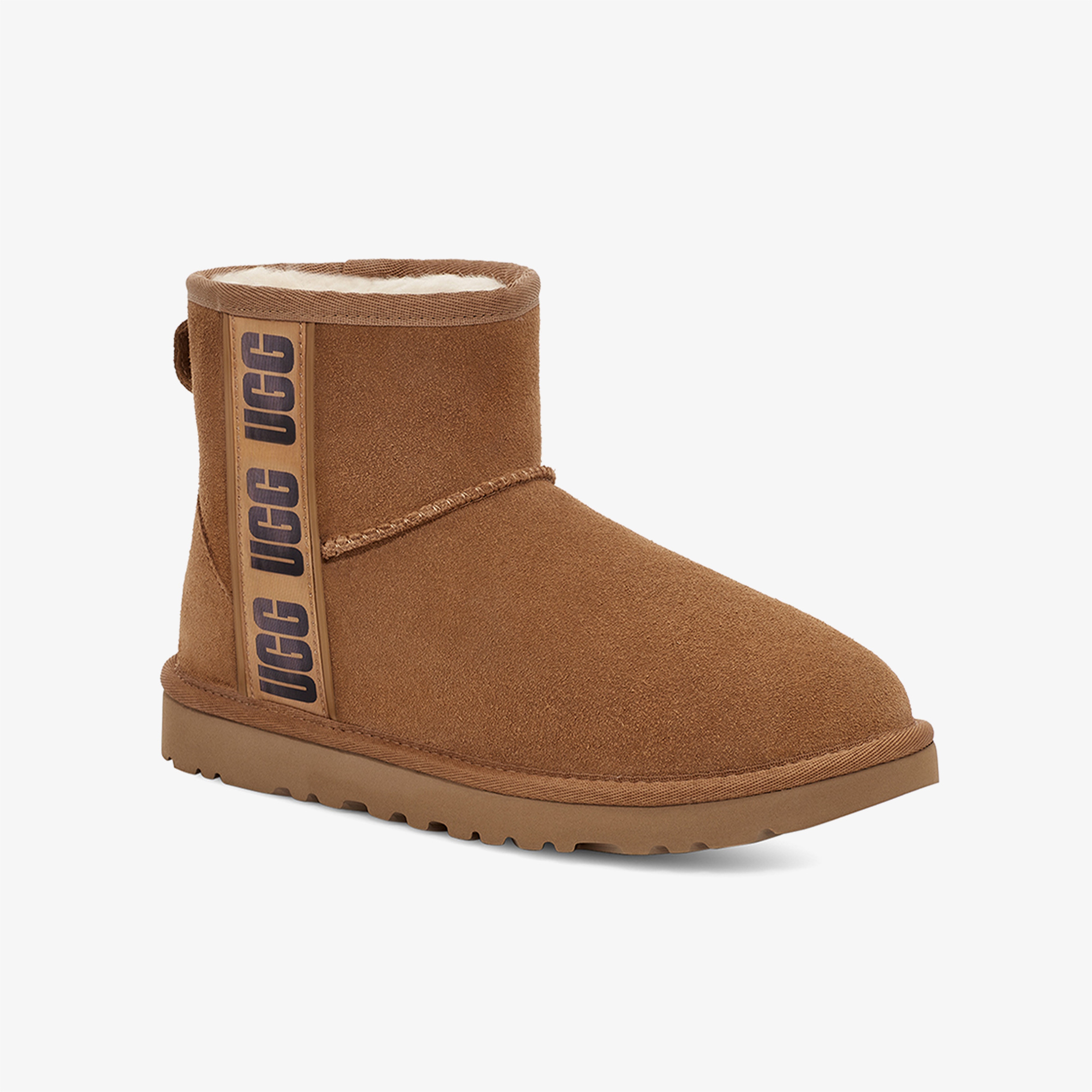 UGG Australia Classic Mini Side Logo Kadın Kahverengi Bot