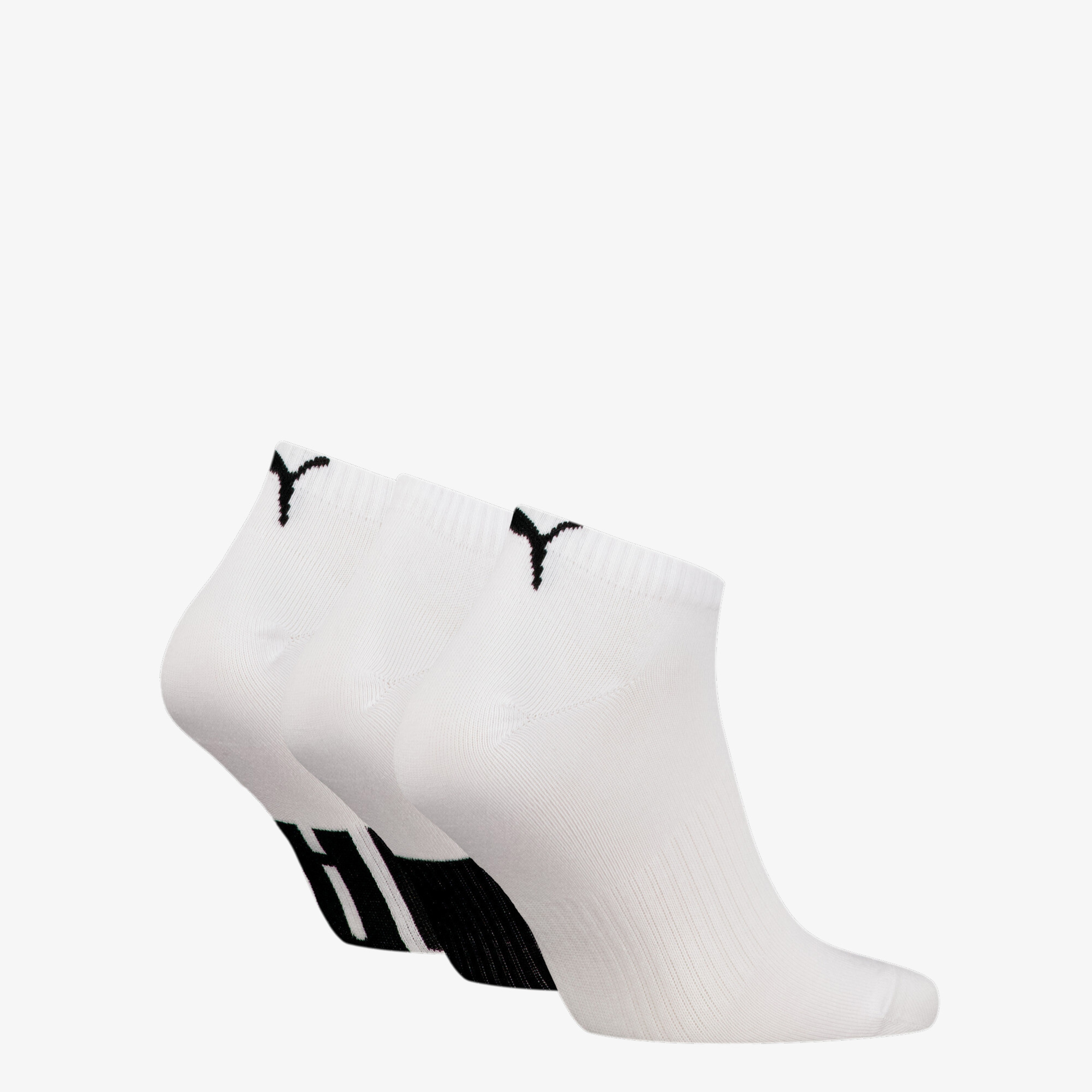 Puma Big Logo Spor Ayakkabı 3'lü Unisex Beyaz Çorap
