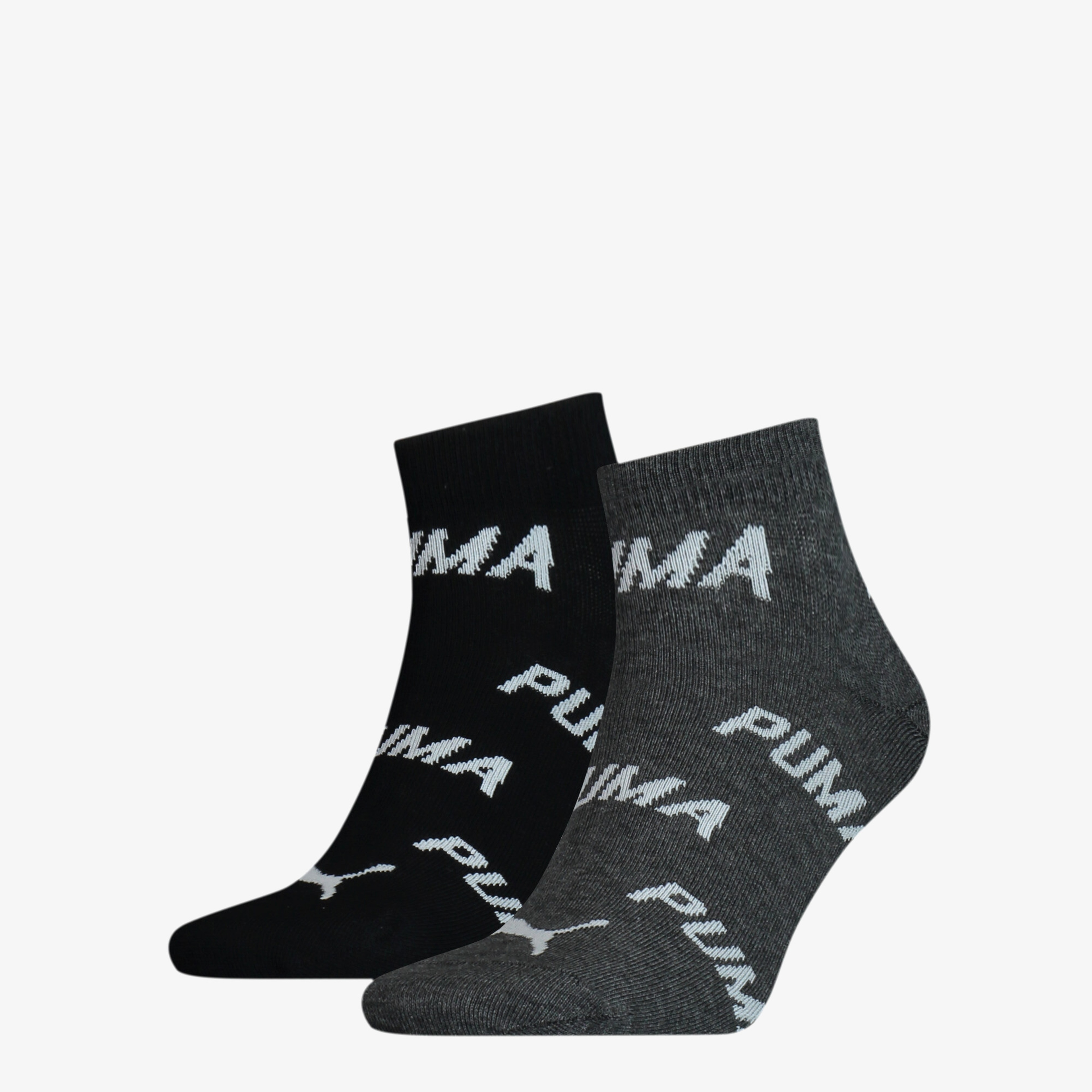 Puma Bwt Quarter Unisex 2'li Unisex Siyah Çorap