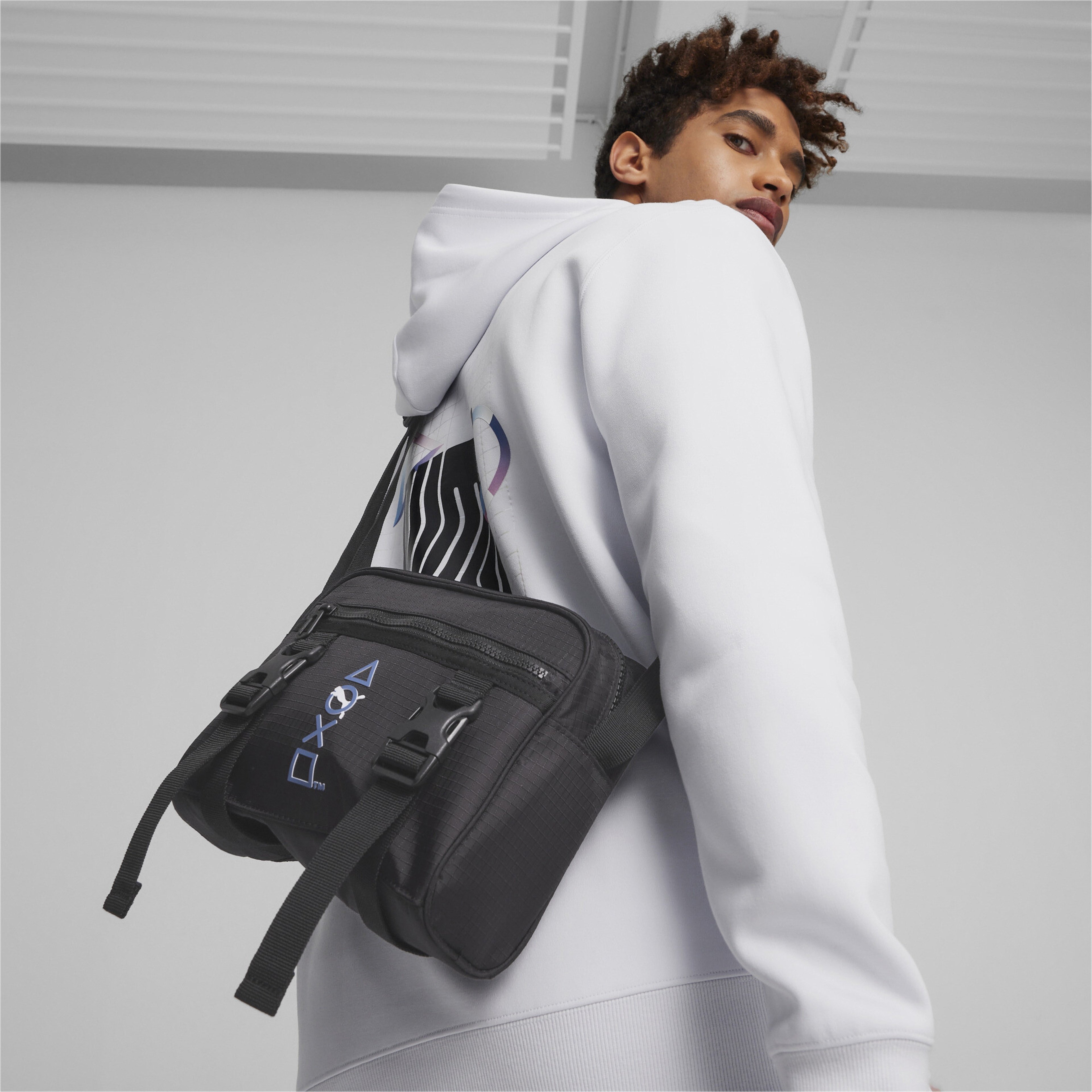 Puma X Playstation Unisex Siyah Omuz Çantası