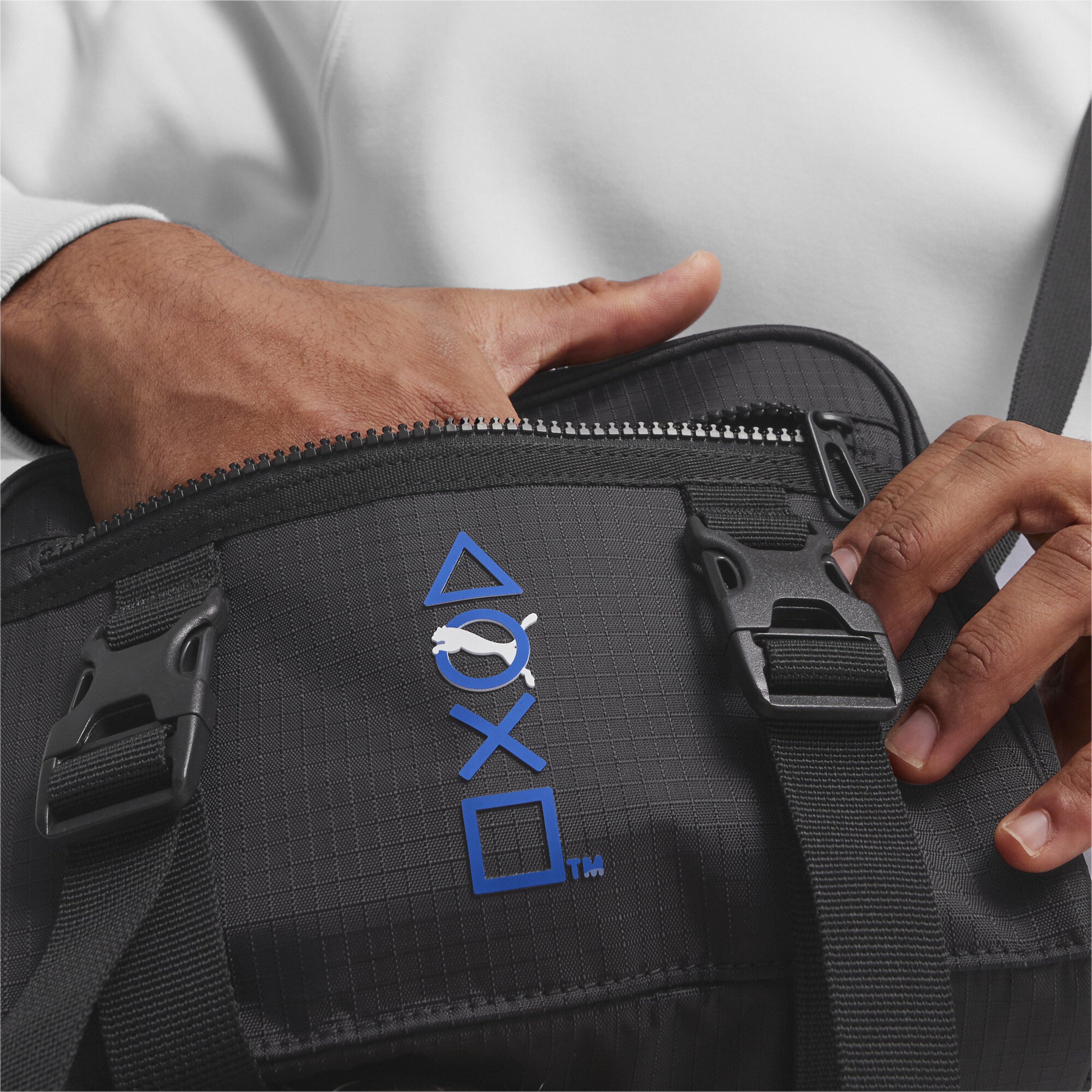 Puma X Playstation Unisex Siyah Omuz Çantası