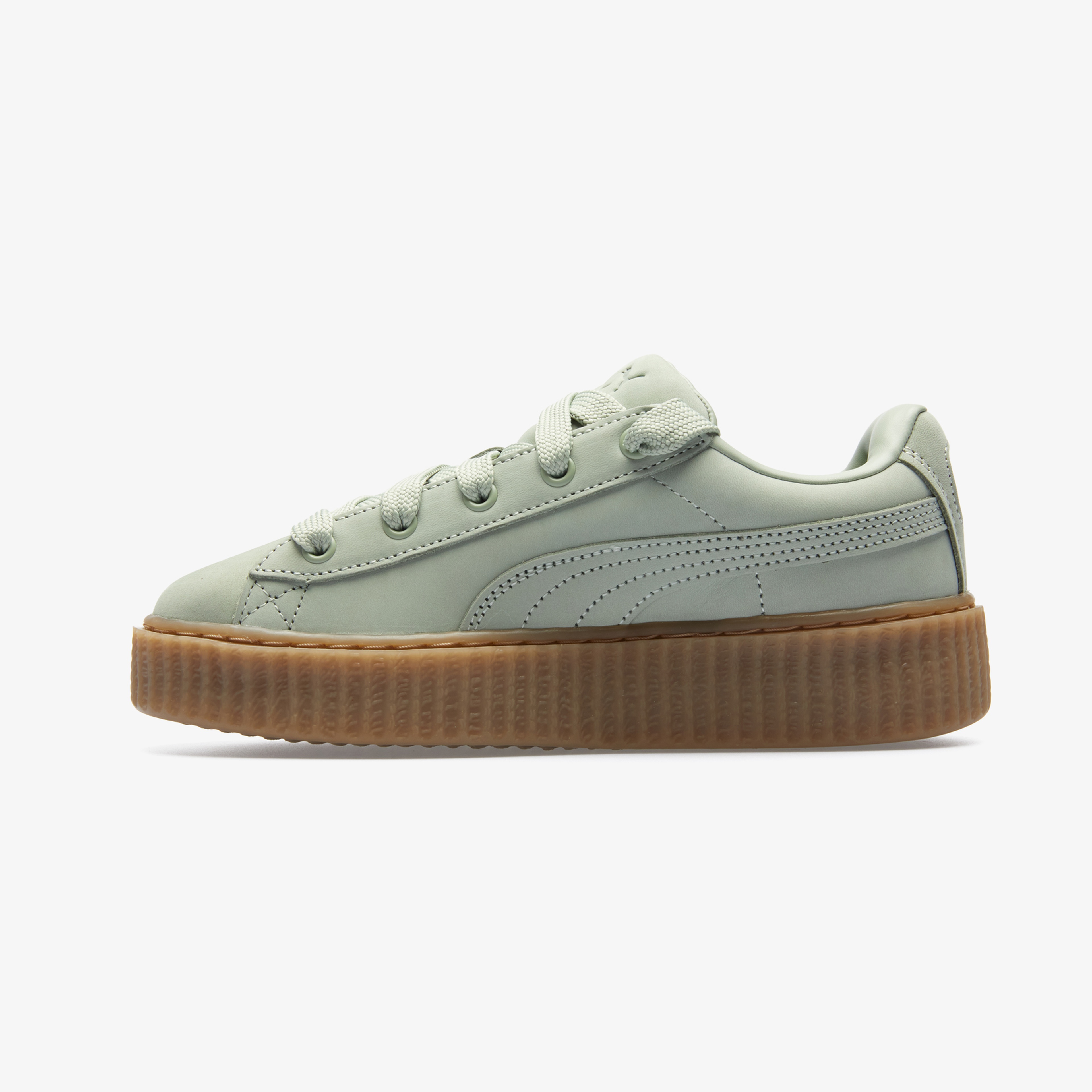Puma Creeper Phatty Nubuck Çocuk Yeşil Spor Ayakkabı