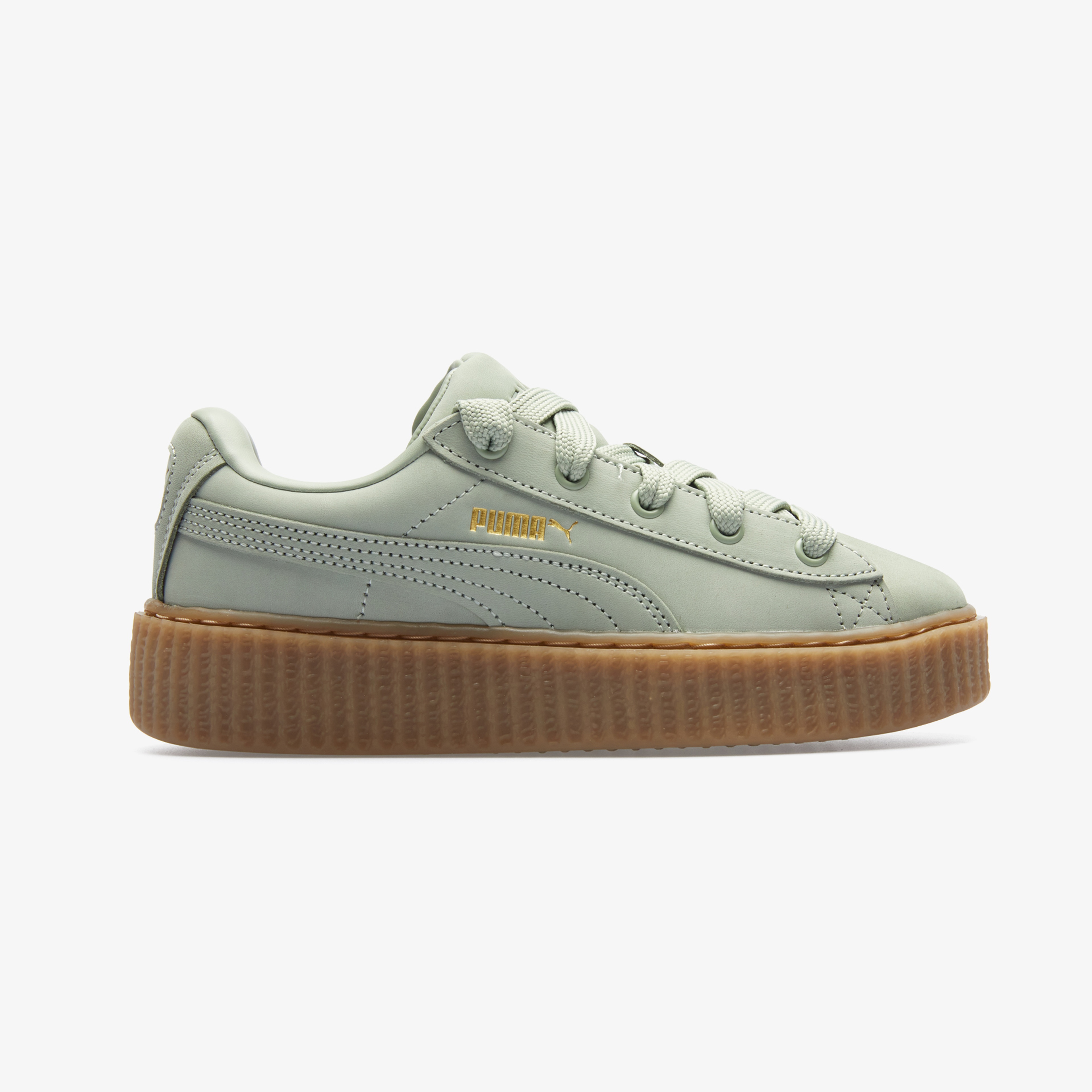 Puma Creeper Phatty Nubuck Çocuk Yeşil Spor Ayakkabı