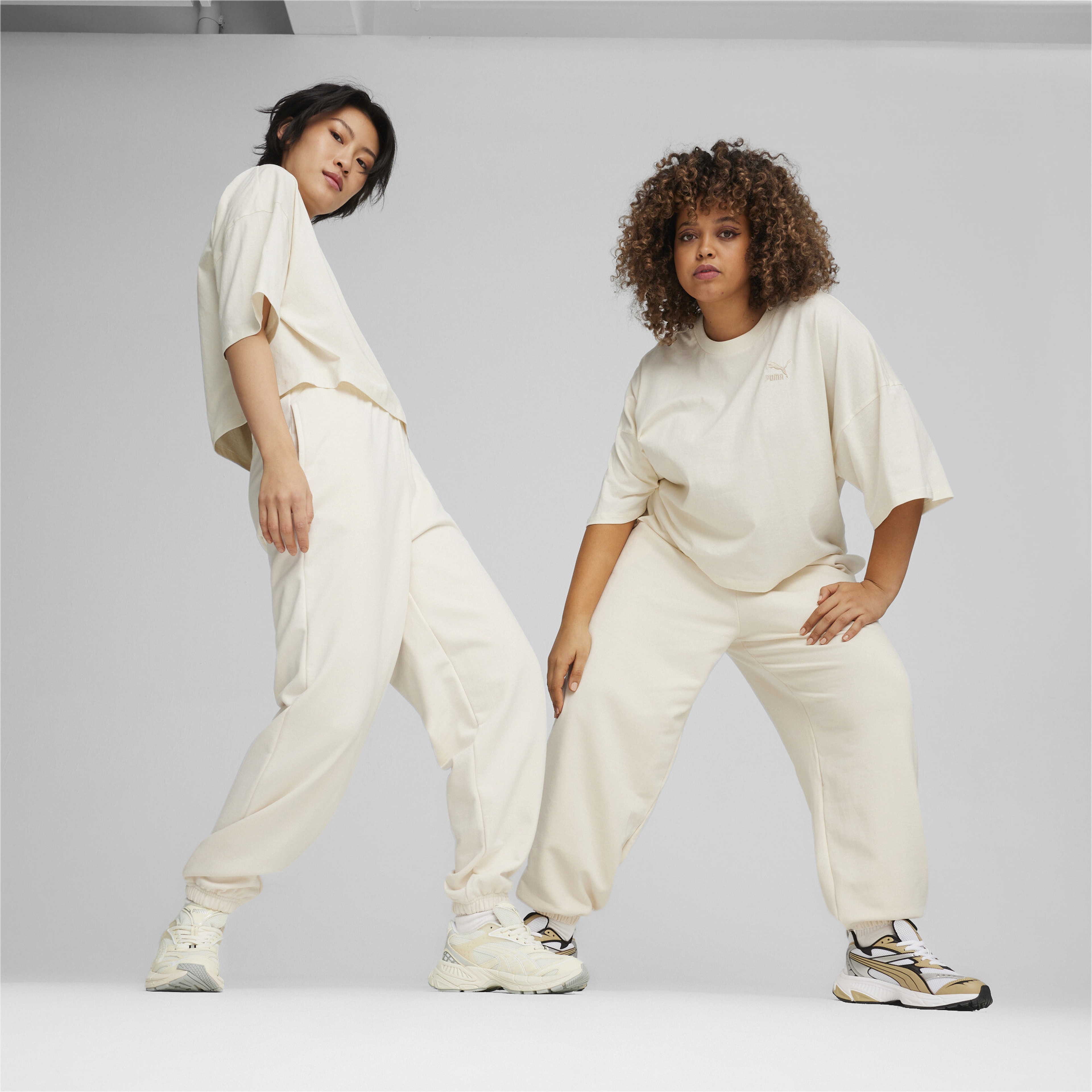 Puma Better Classics Kadın Krem T-Shirt