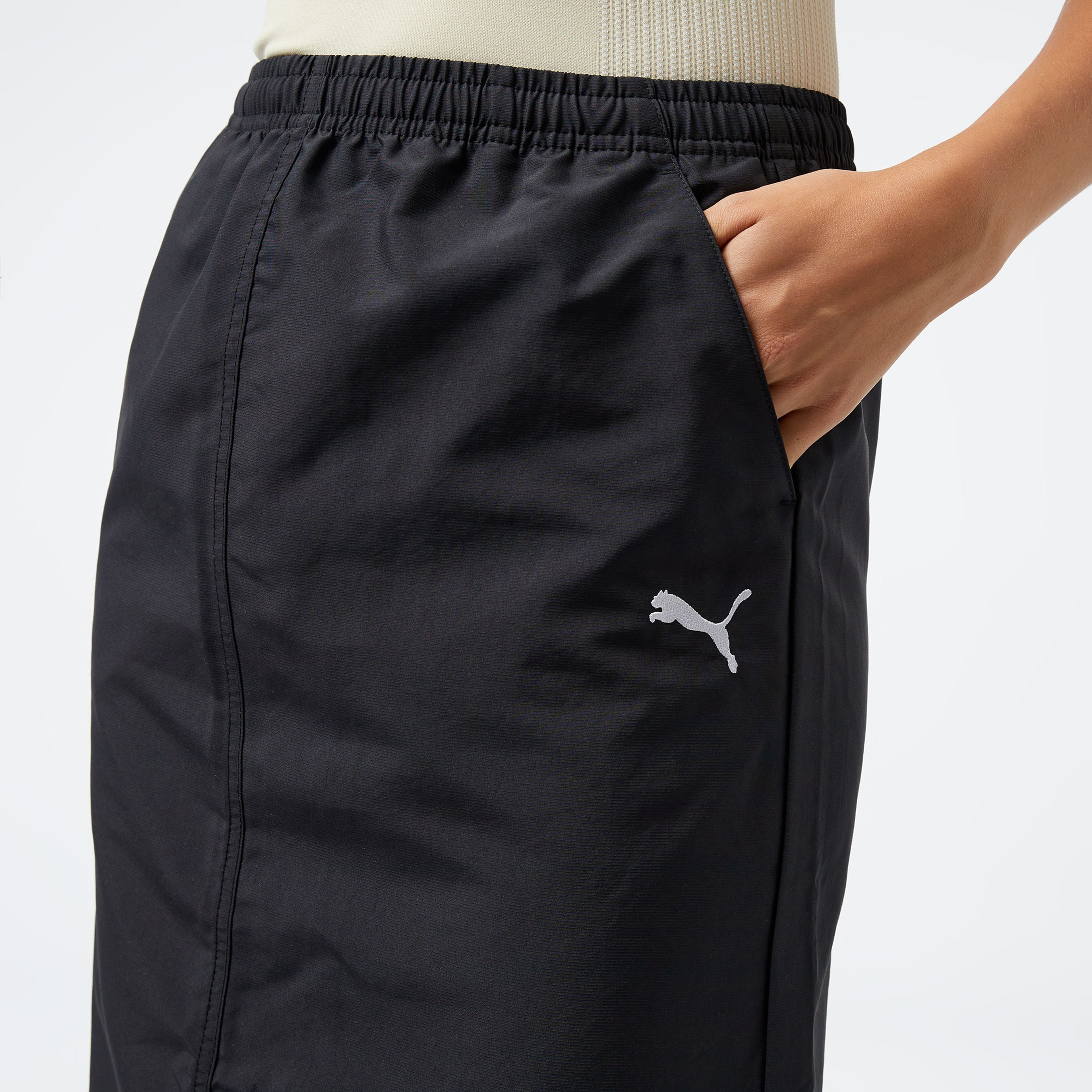 Puma Dare To Midi Woven Skirt Kadın Siyah Etek