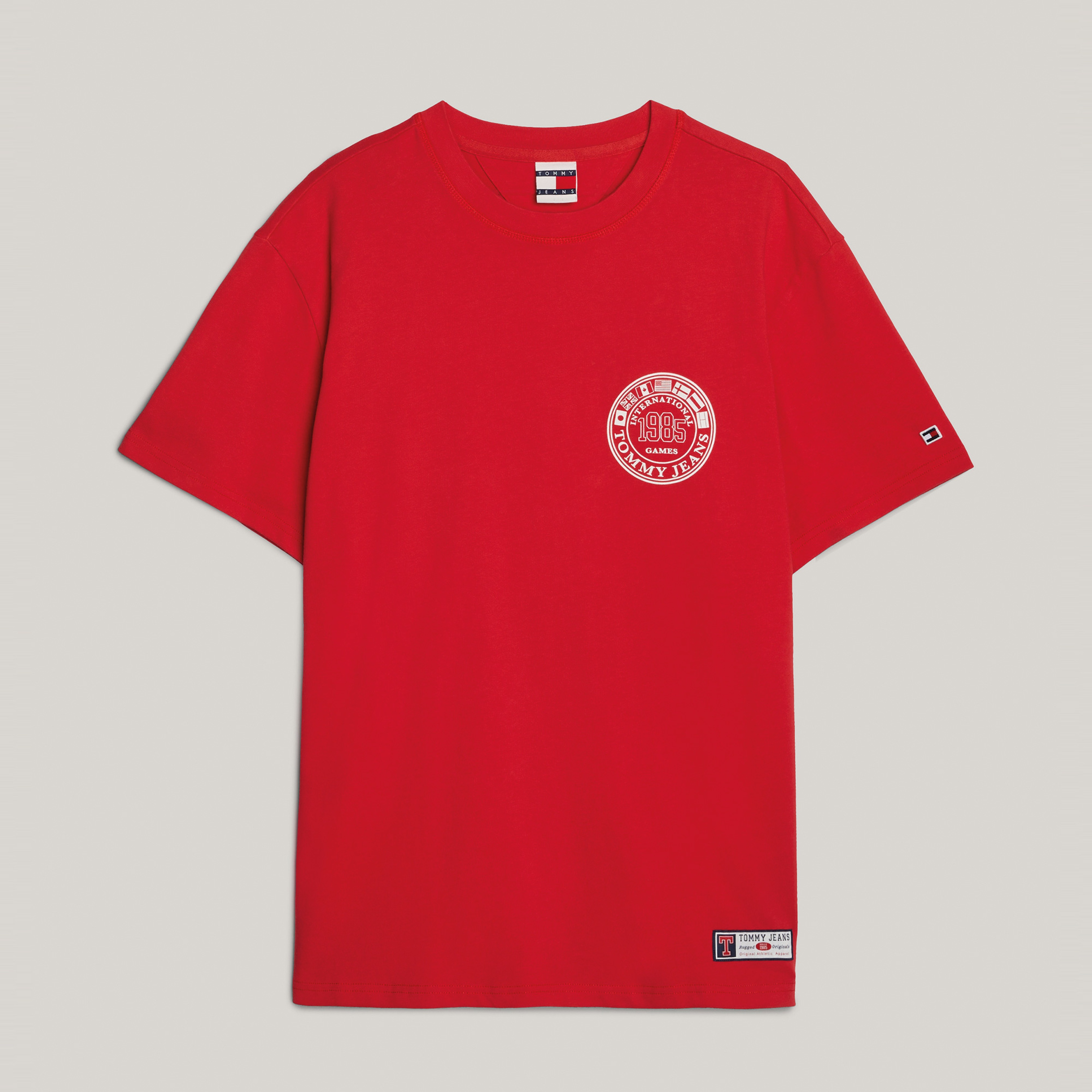 Tommy Jeans Tju Archive Games Erkek Kırmızı T-Shirt