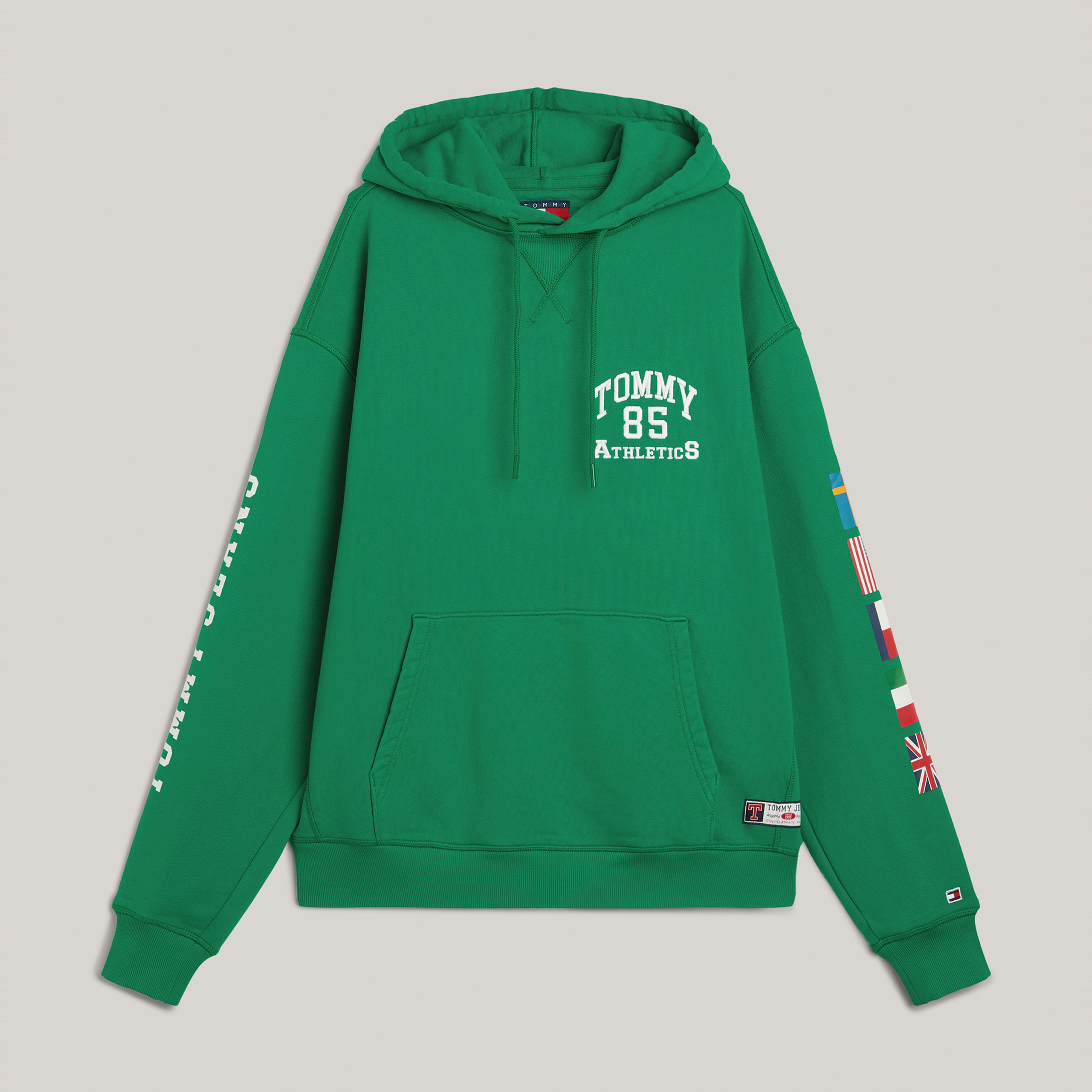 Tommy Jeans Tju Archive Games Unisex Yeşil Hoodie