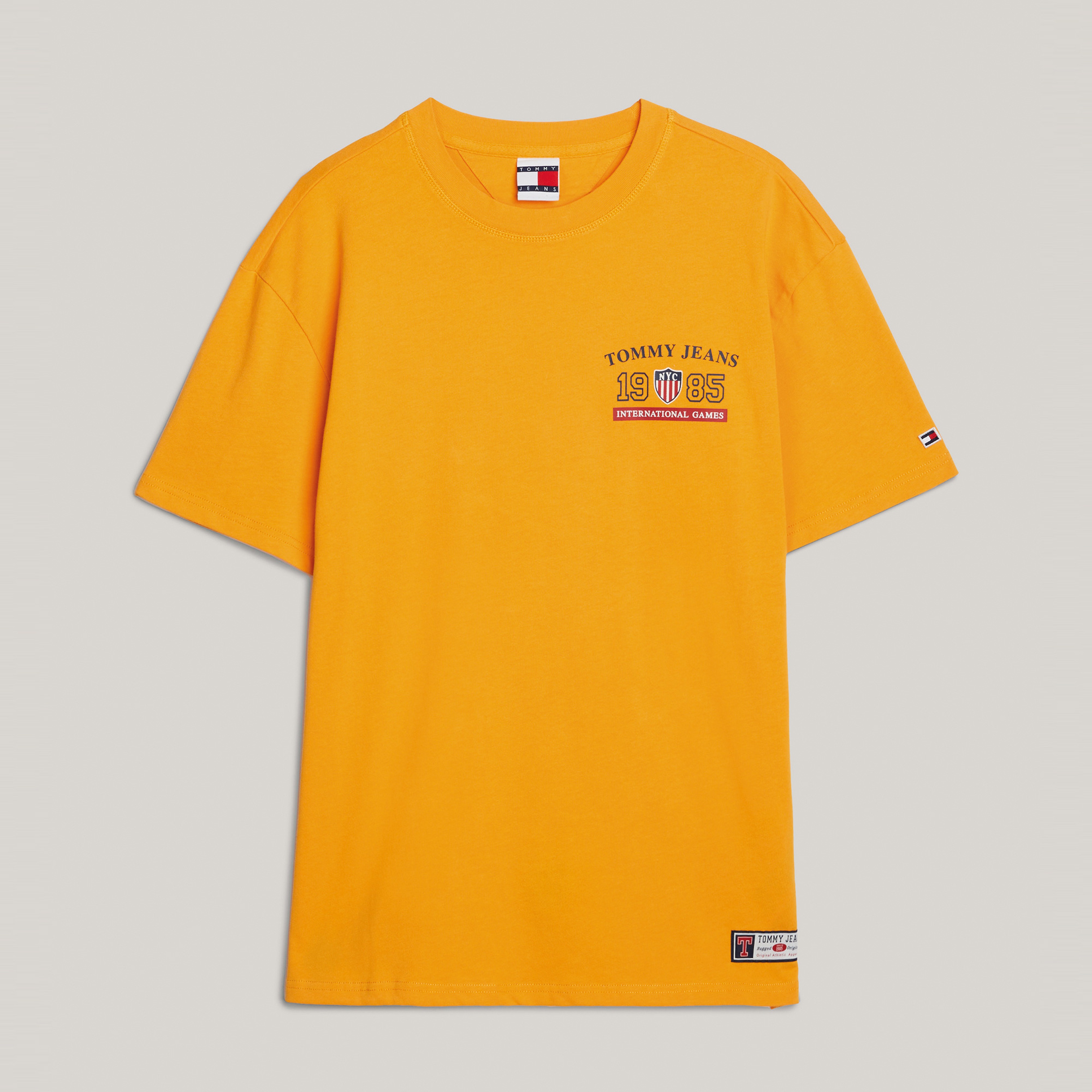 Tommy Jeans Tju Archive Games Erkek Sarı T-Shirt