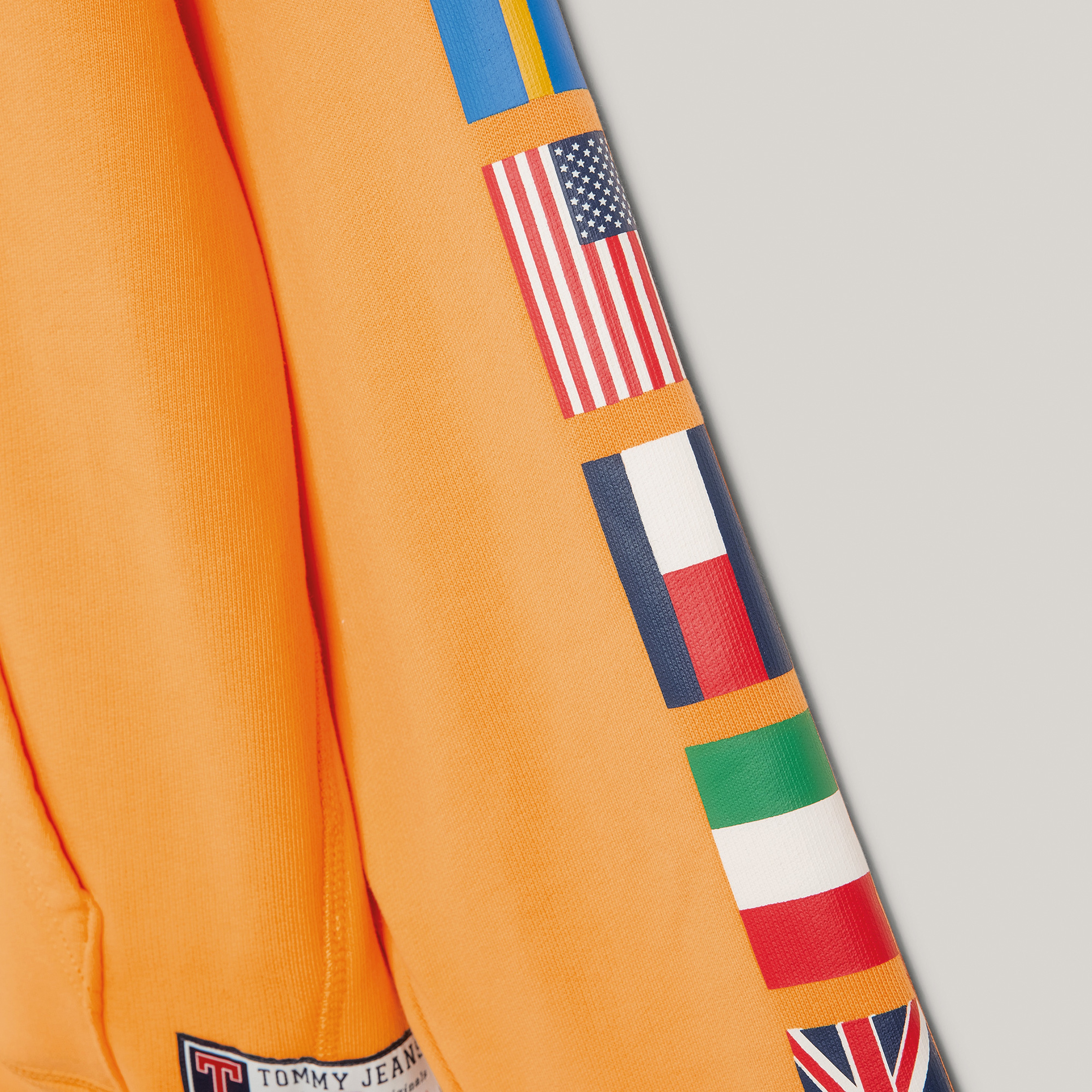 Tommy Jeans Tju Archive Games Erkek Turuncu Hoodie