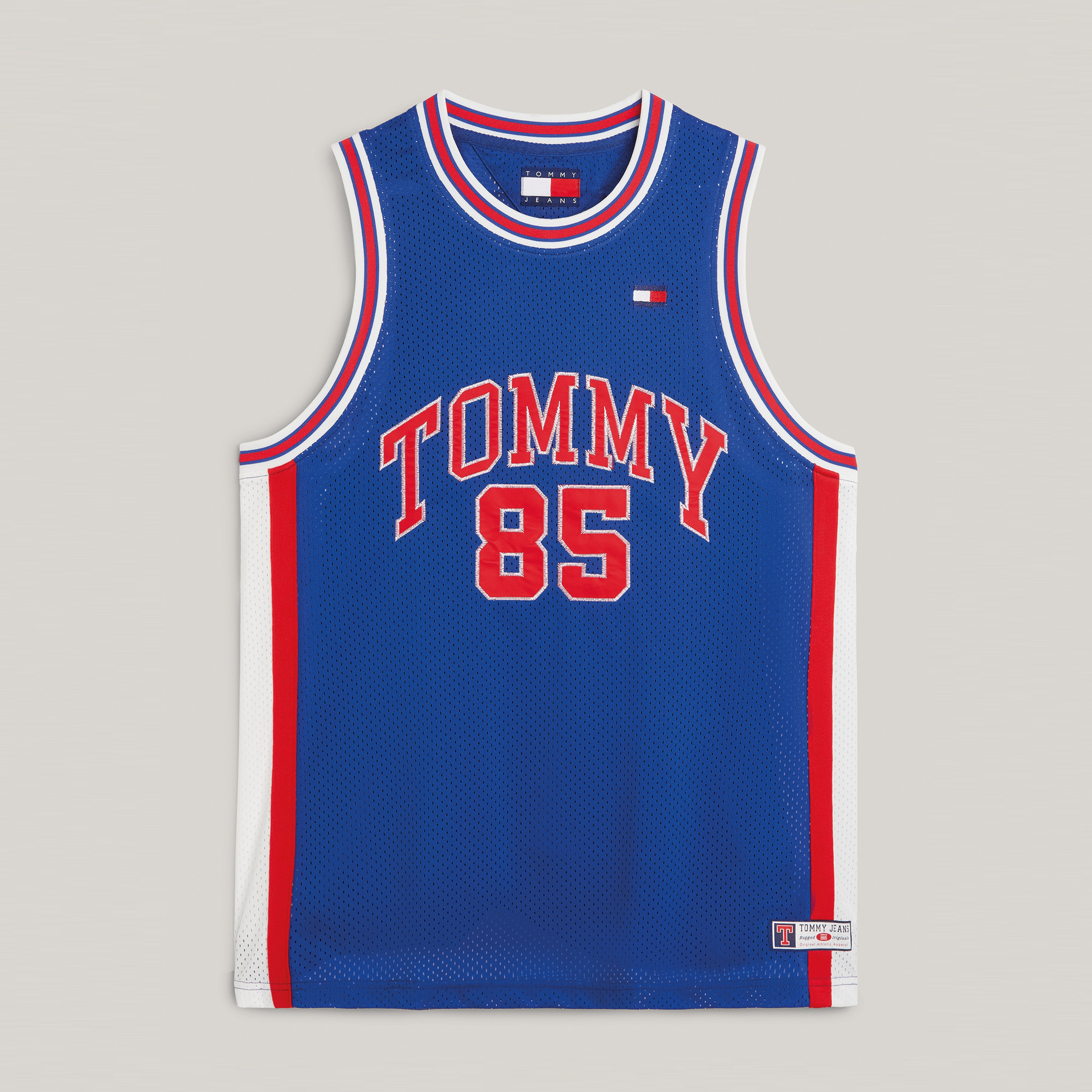 Tommy Jeans Tju Archive Games Bball Jersey Erkek Mavi Sweatshirt