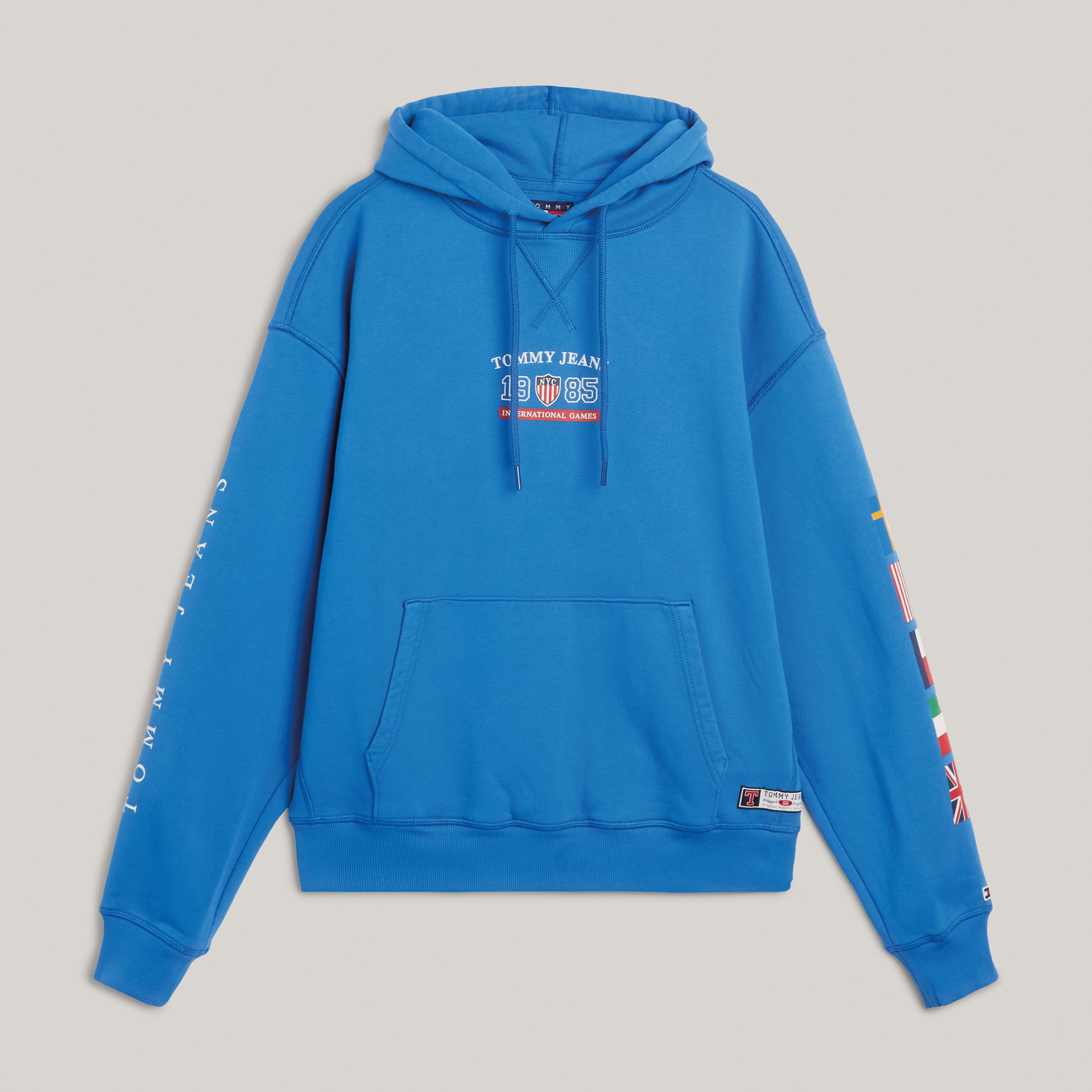 Tommy Jeans Tju Archive Games Unisex Mavi Hoodie