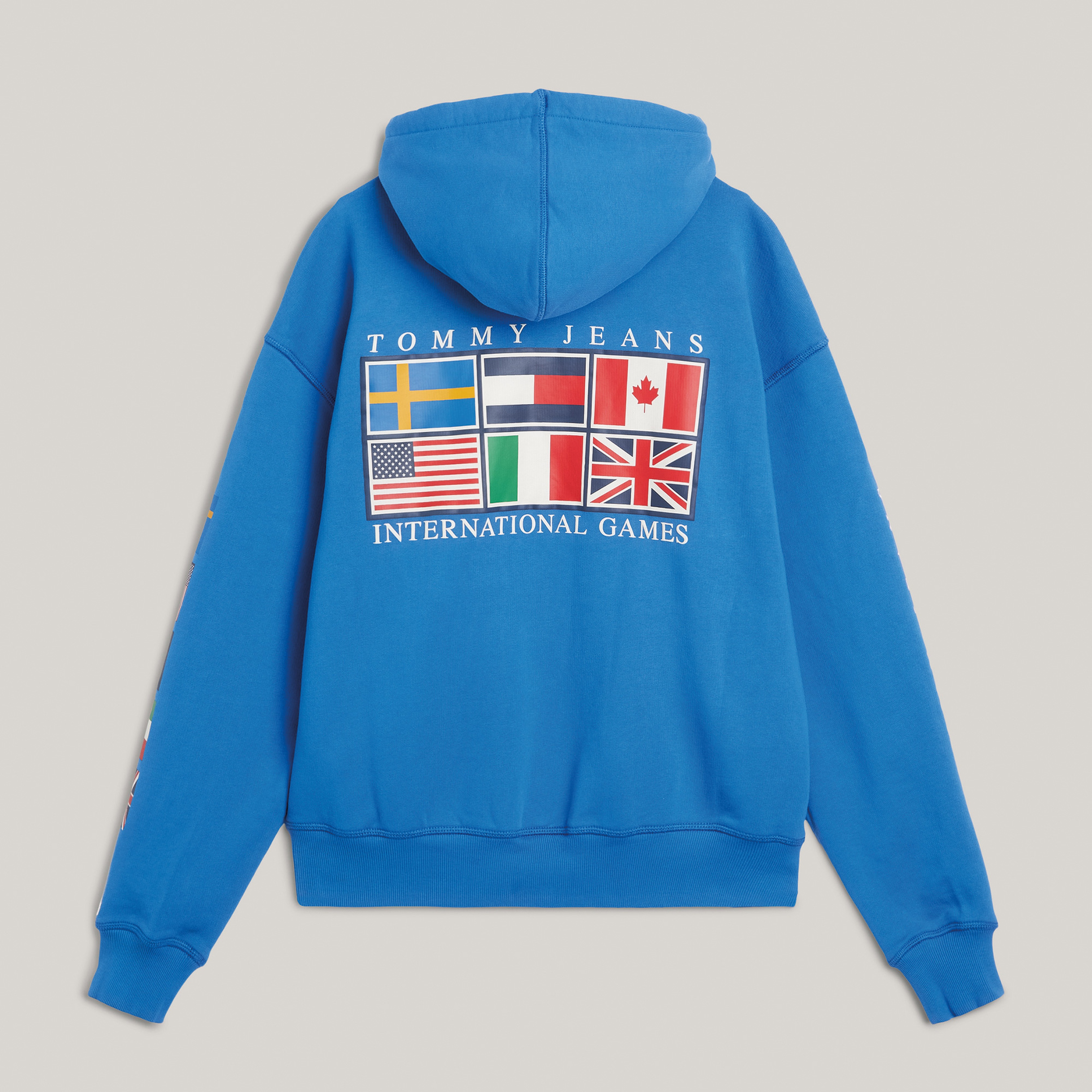 Tommy Jeans Tju Archive Games Unisex Mavi Hoodie