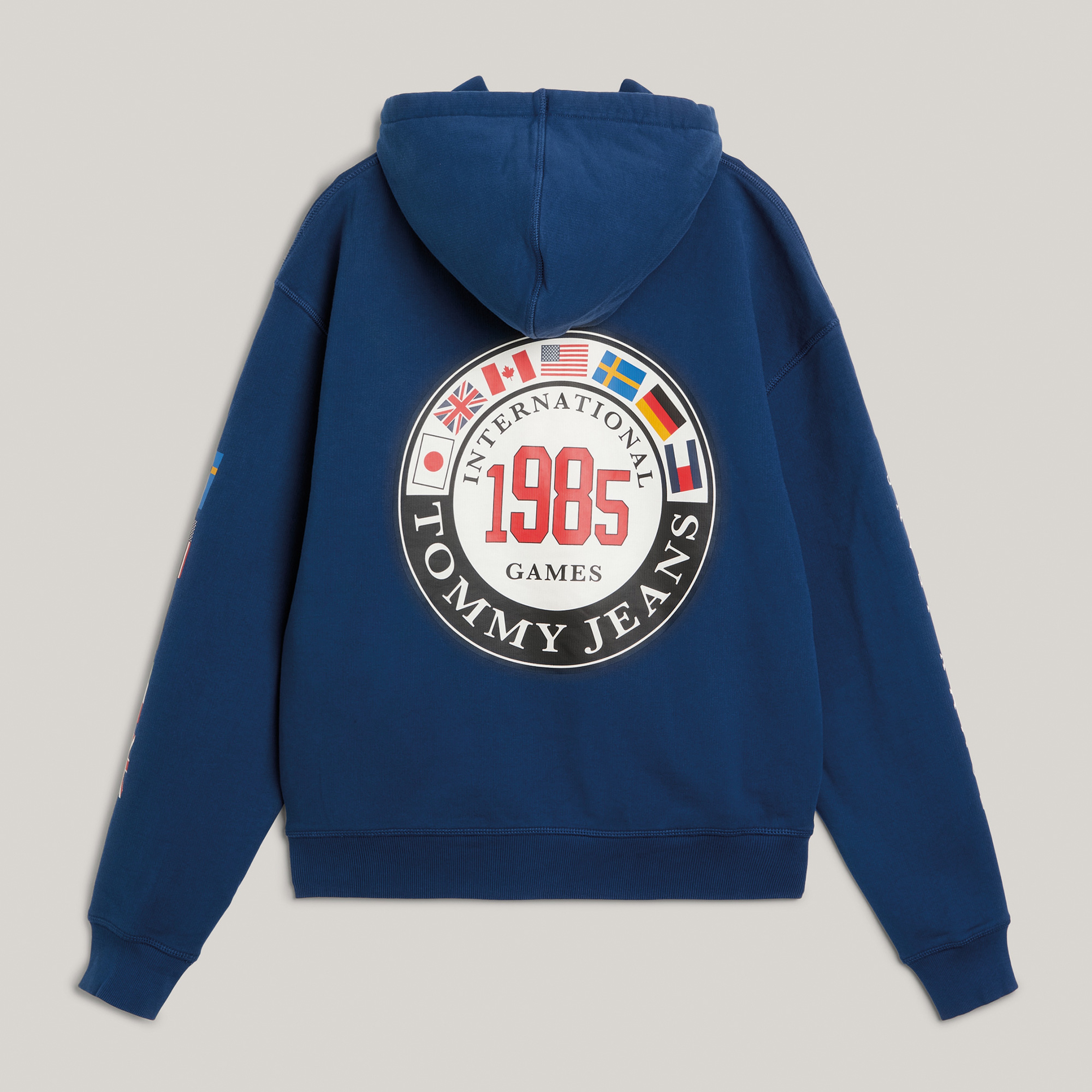 Tommy Jeans Tju Archive Games Unisex Mavi Hoodie