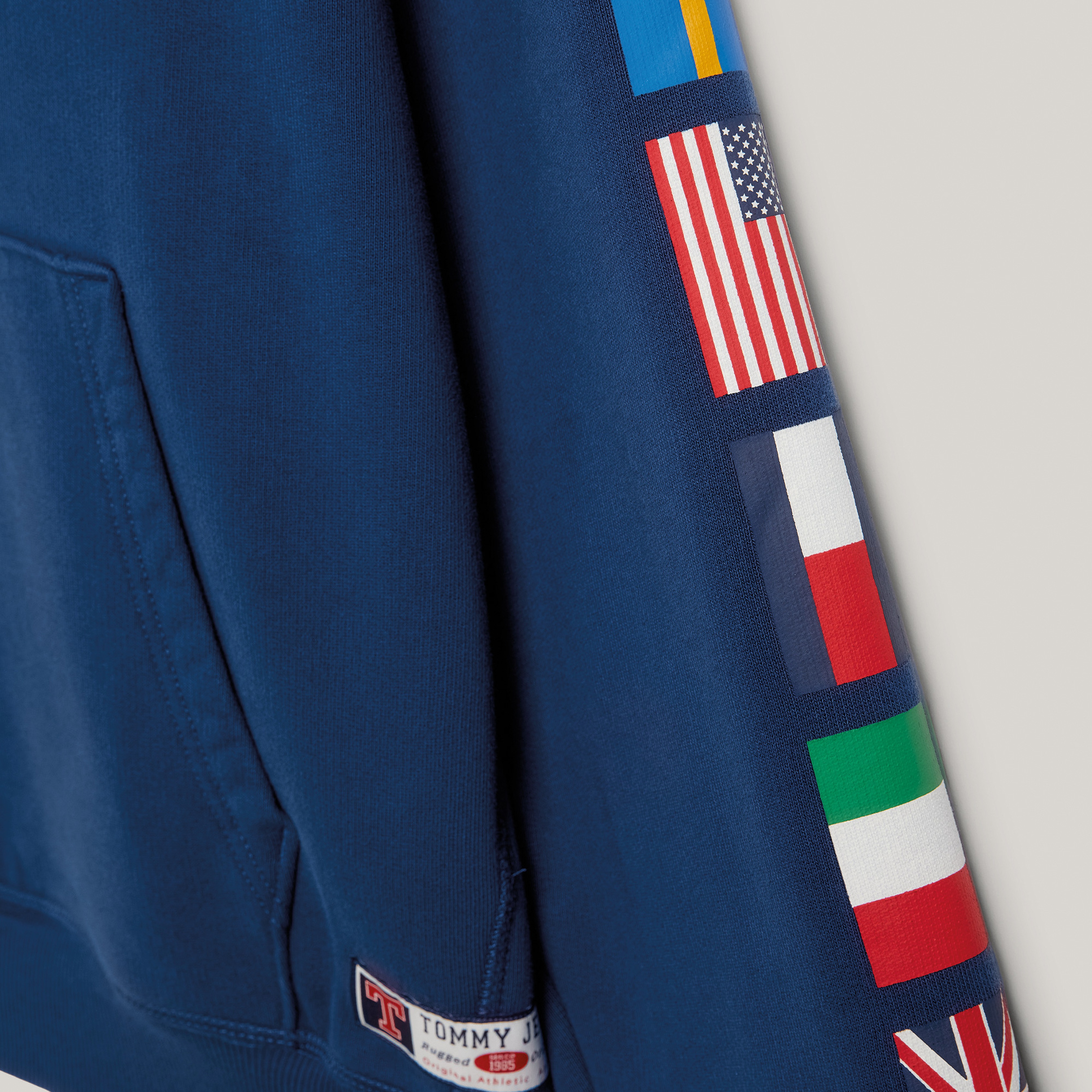 Tommy Jeans Tju Archive Games Unisex Mavi Hoodie