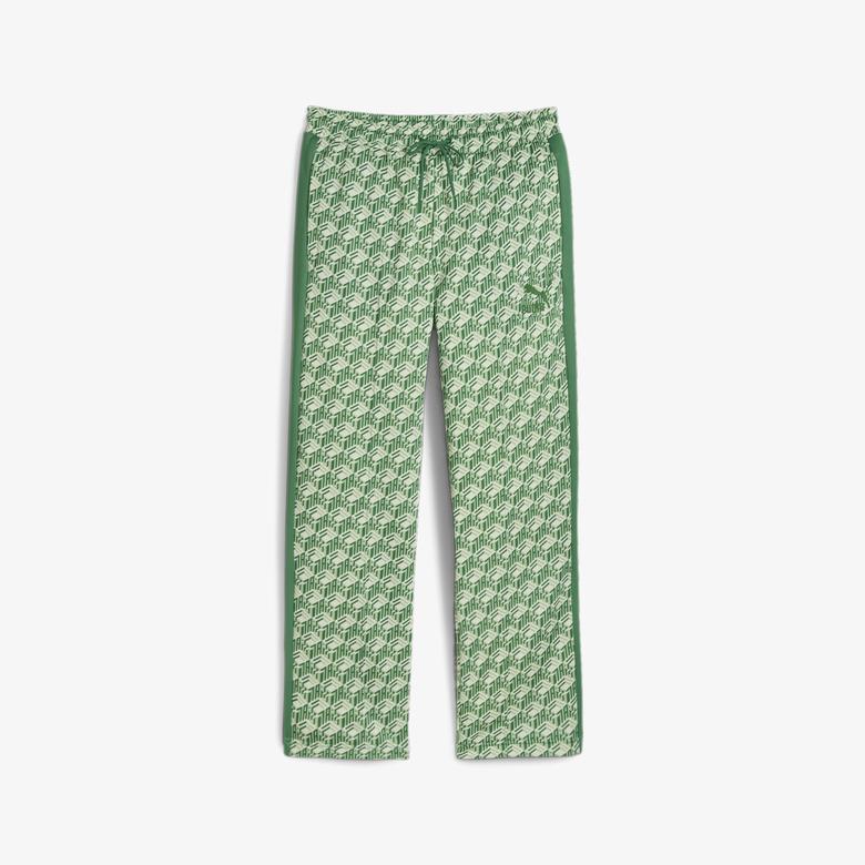 Puma T7 Aop Straight Track Erkek Yeşil Eşofman Altı