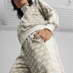 Puma T7 Aop Straight Track Kadın Bej Eşofman Altı