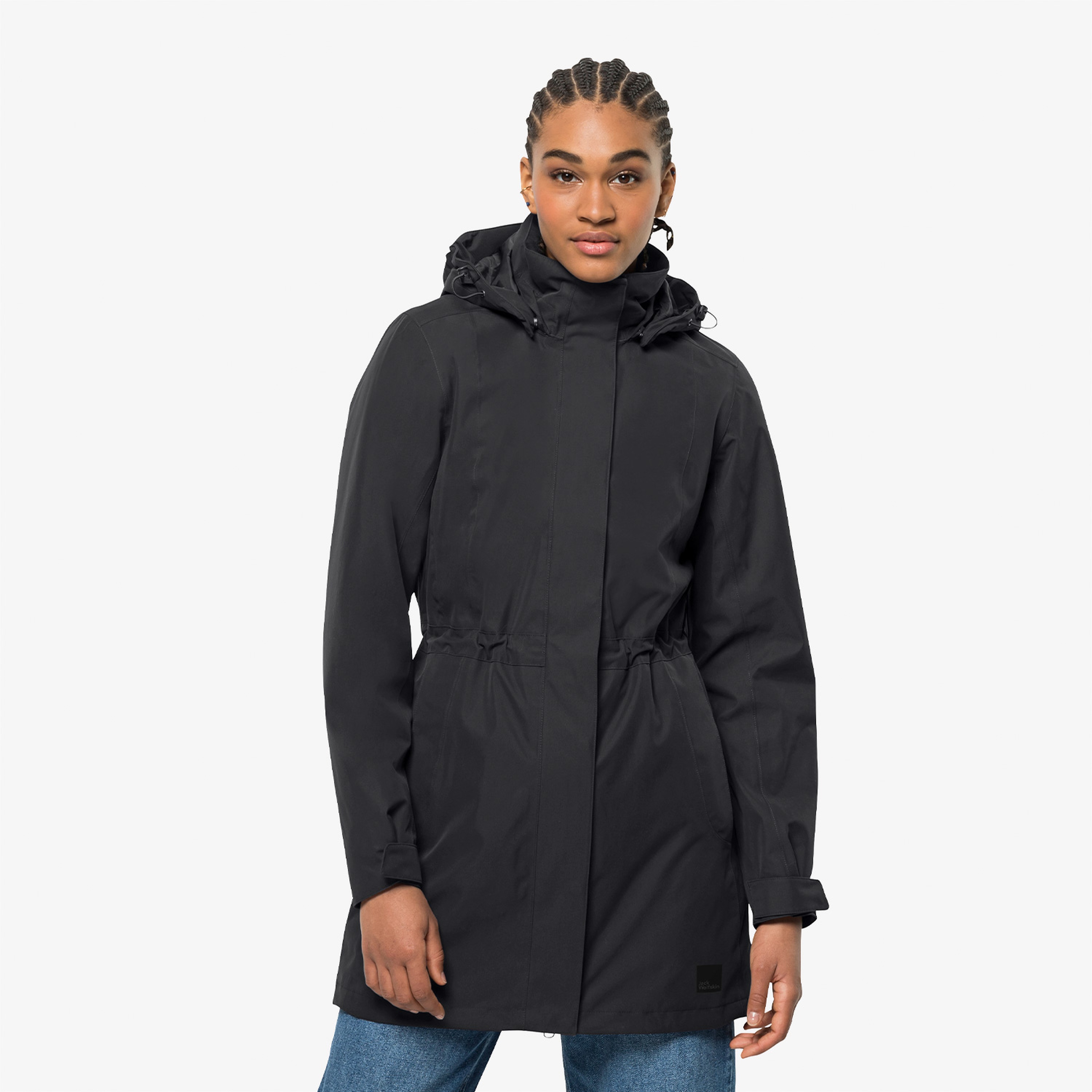 Jack Wolfskin Ottawa Coat Kadın Siyah Mont