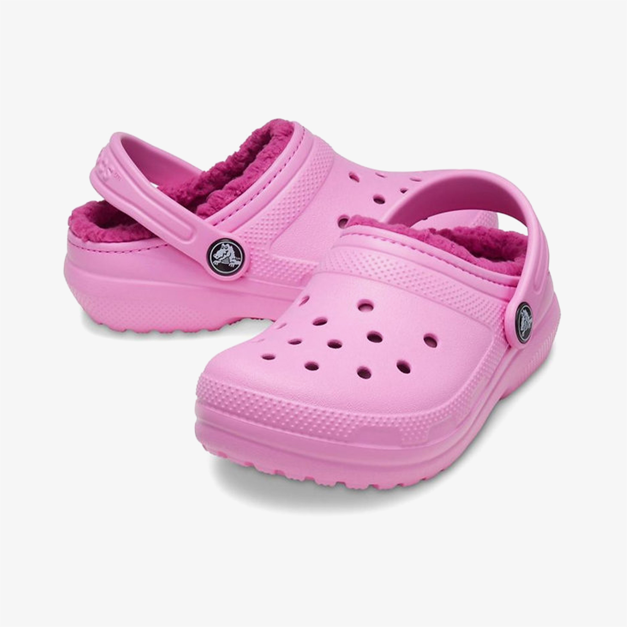 Crocs Classic Lined Clog Çocuk Pembe Terlik