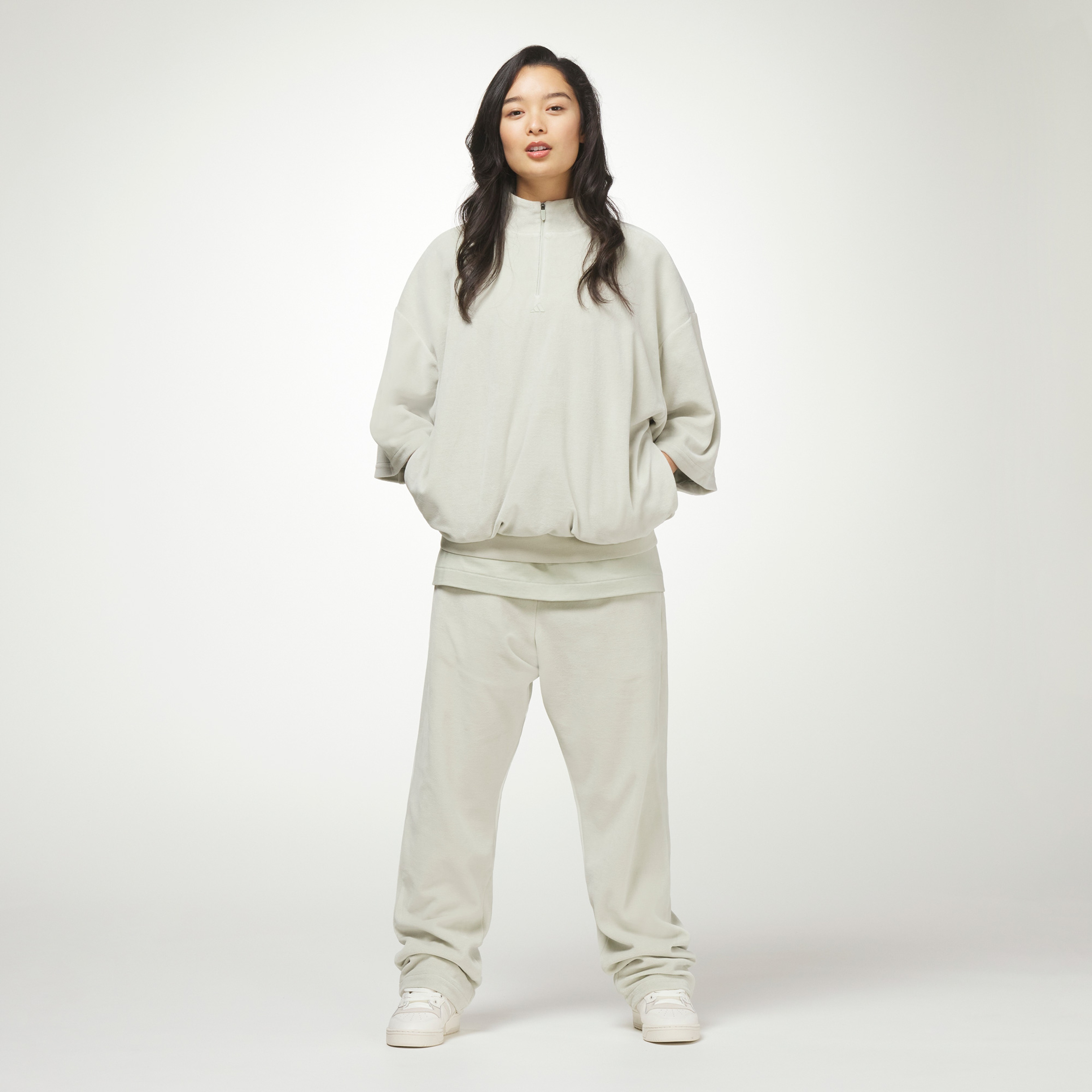 adidas One Vel Hz Unisex Yeşil Sweatshirt