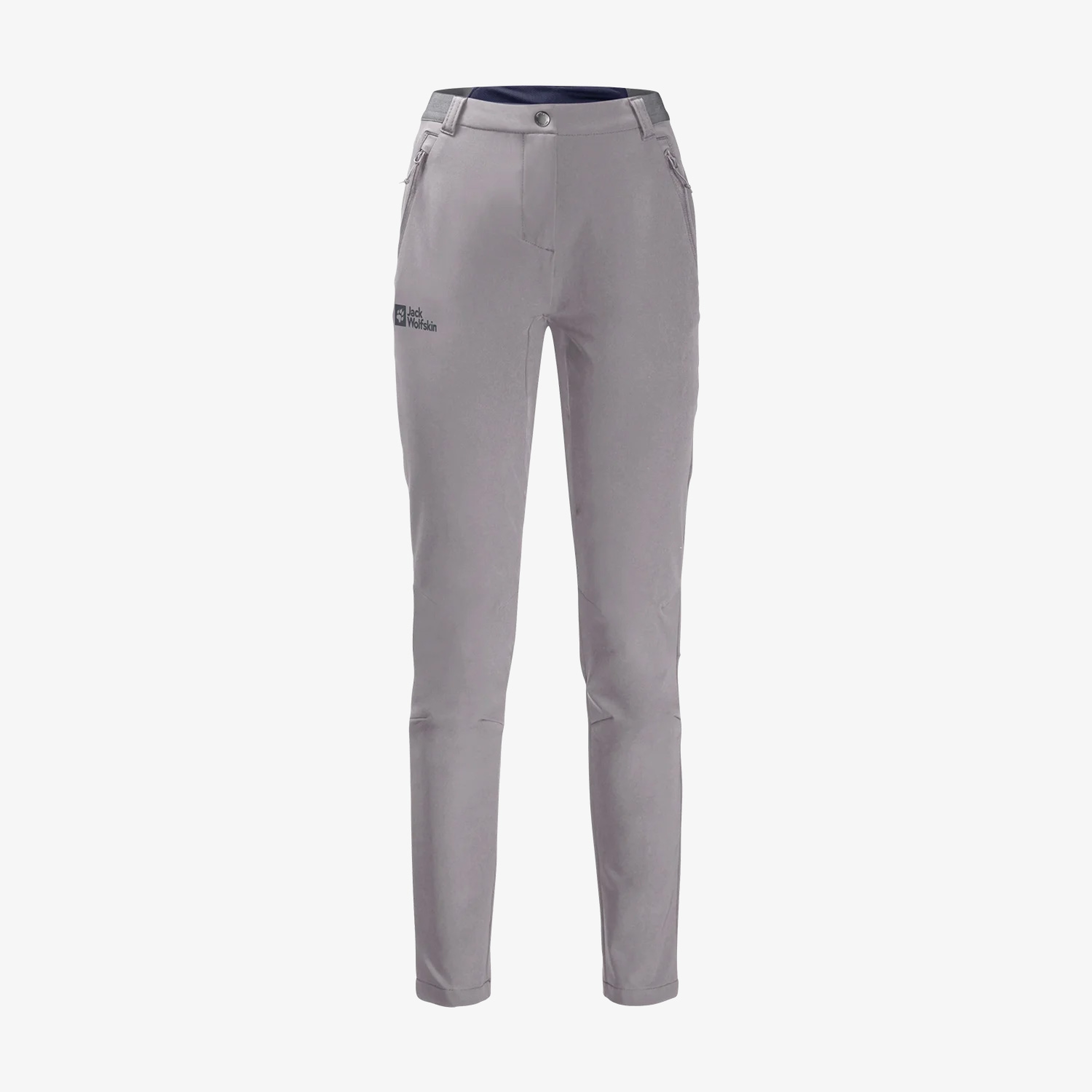 Jack Wolfskin Geigelstein Slim Softshell Kadın Gri Pantolon