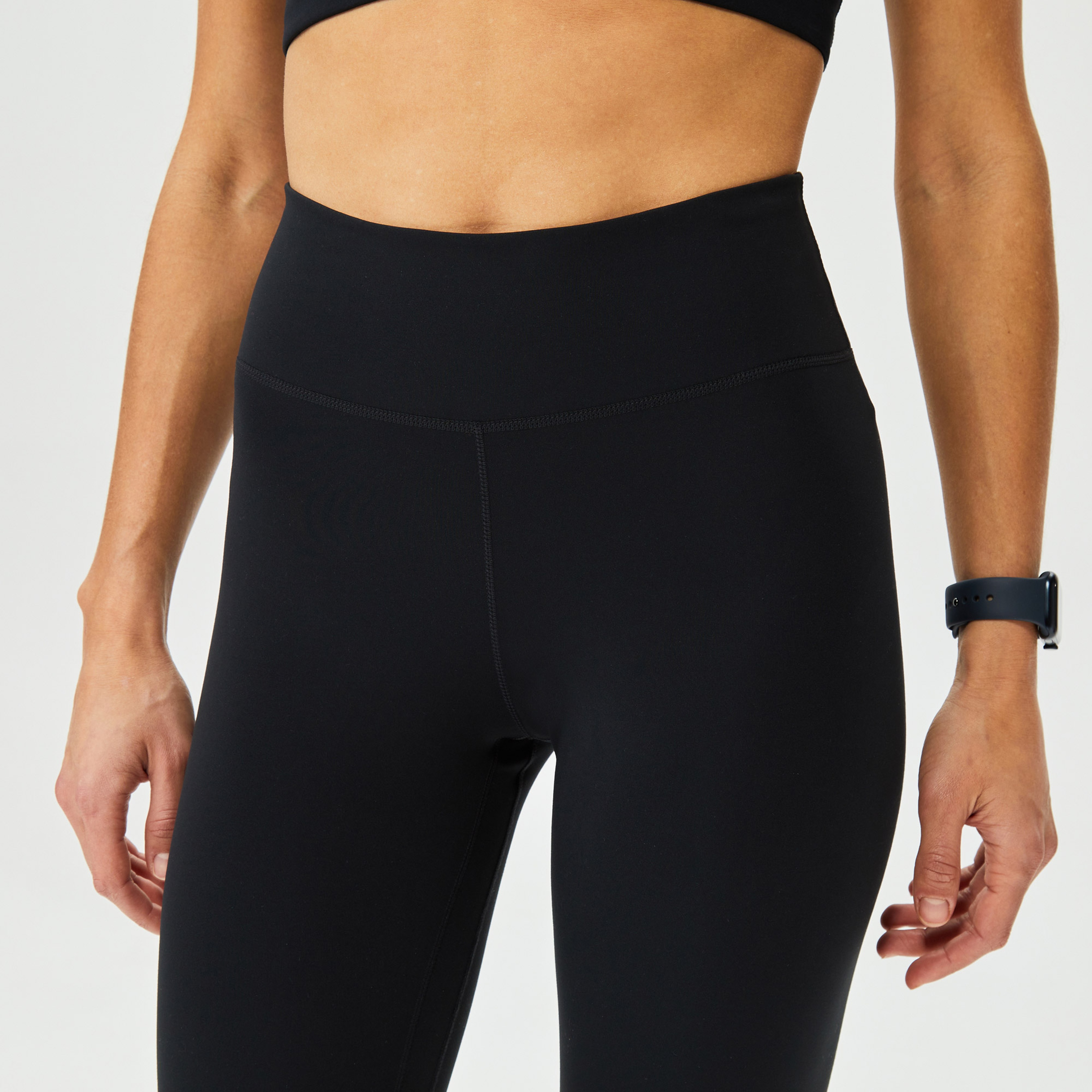 Nike One Dri-Fit Mid Rise Kadın Siyah Tayt