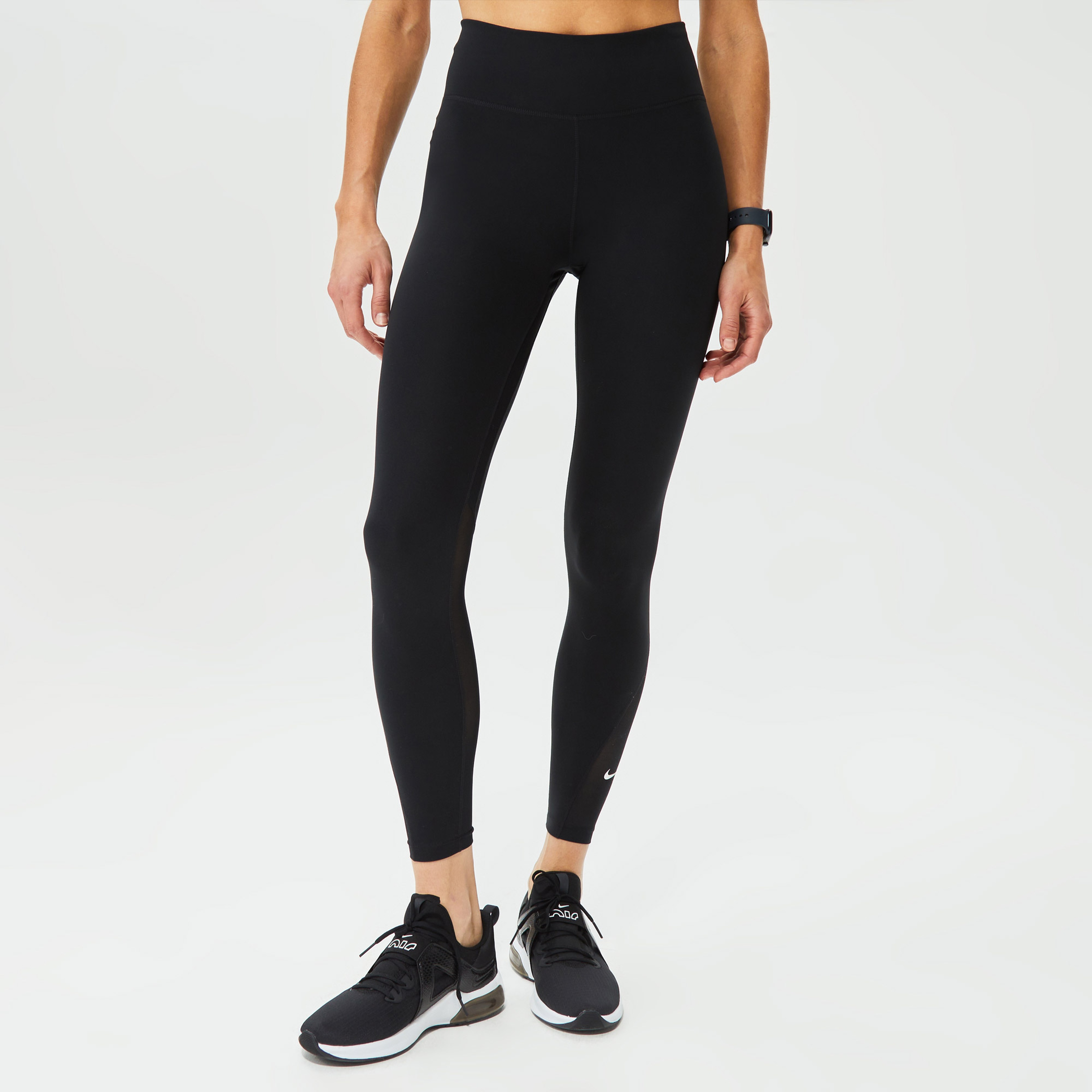 Nike One Dri-Fit Mid Rise Kadın Siyah Tayt