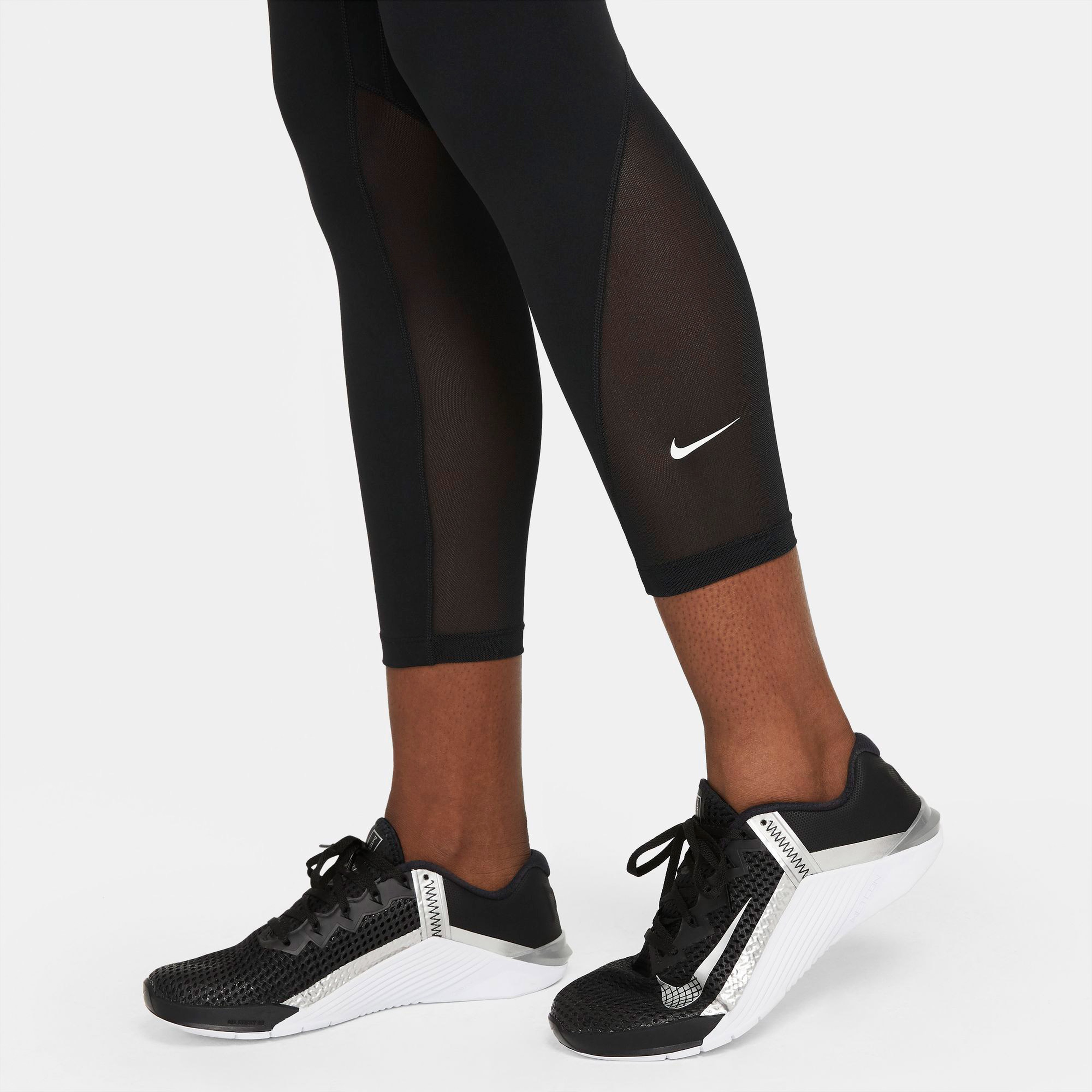 Nike One Dri-Fit Mid Rise Kadın Siyah Tayt