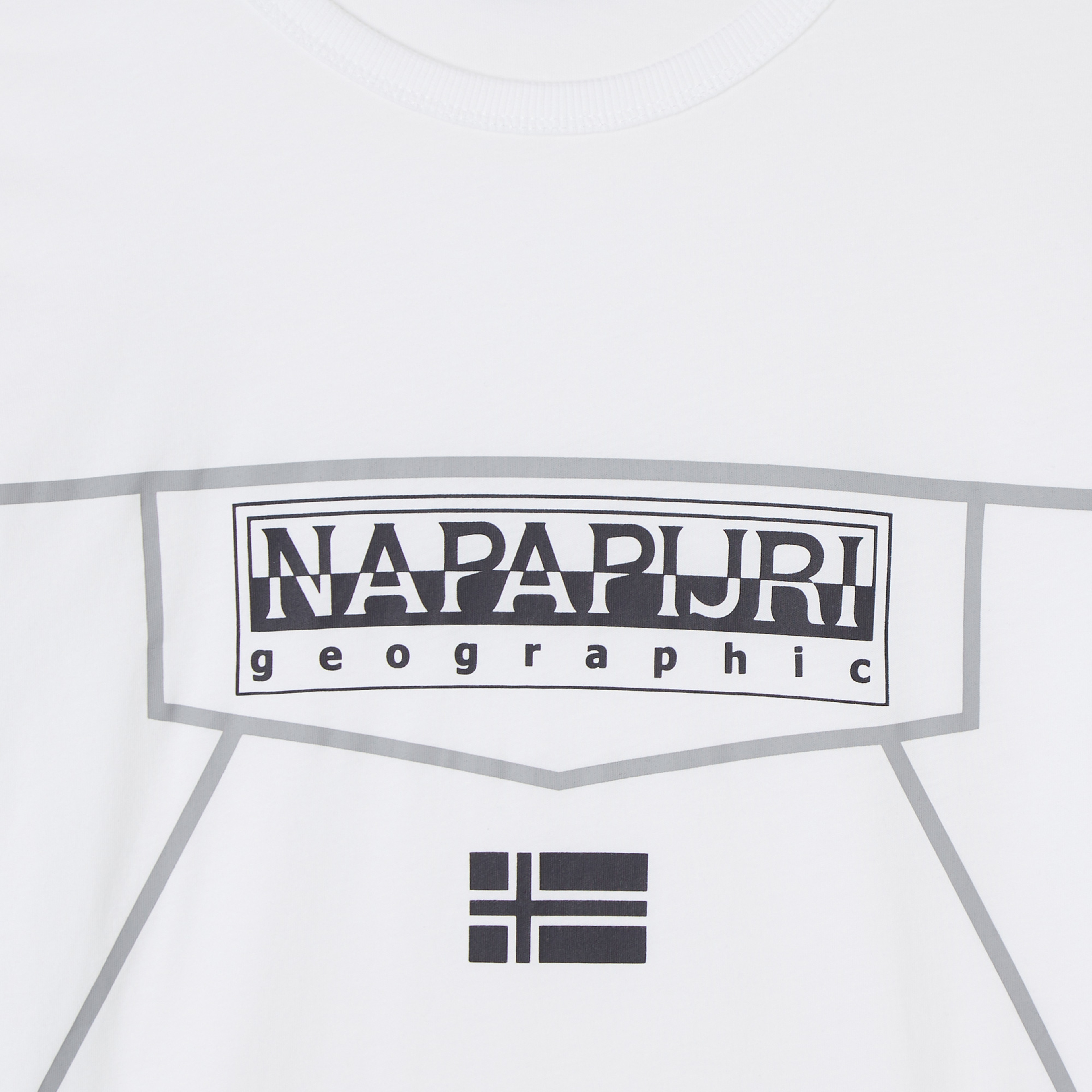 Napapijri K S-Cree Çocuk Beyaz T-Shirt