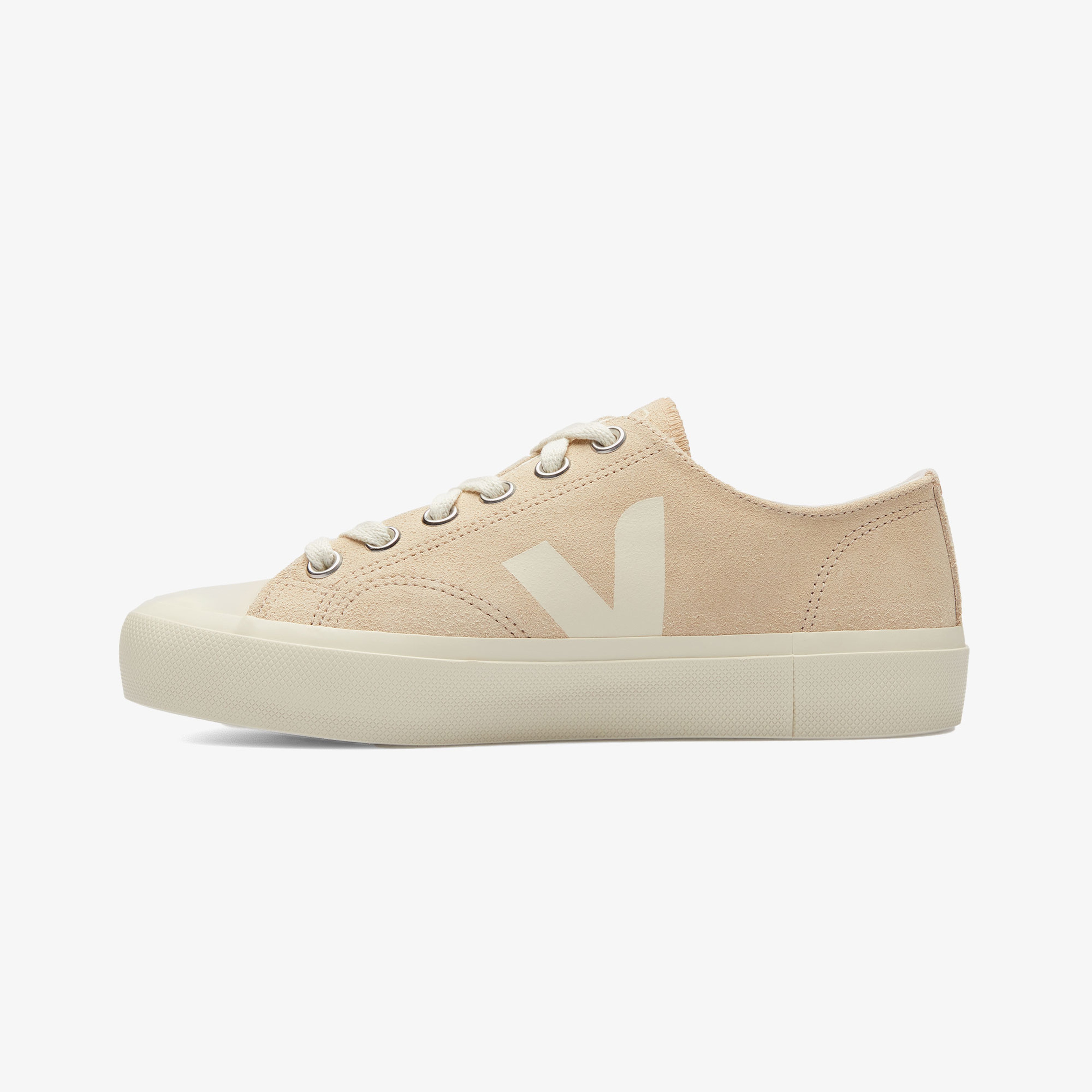 Veja Wata II Low Suede Kadın Krem Sneaker
