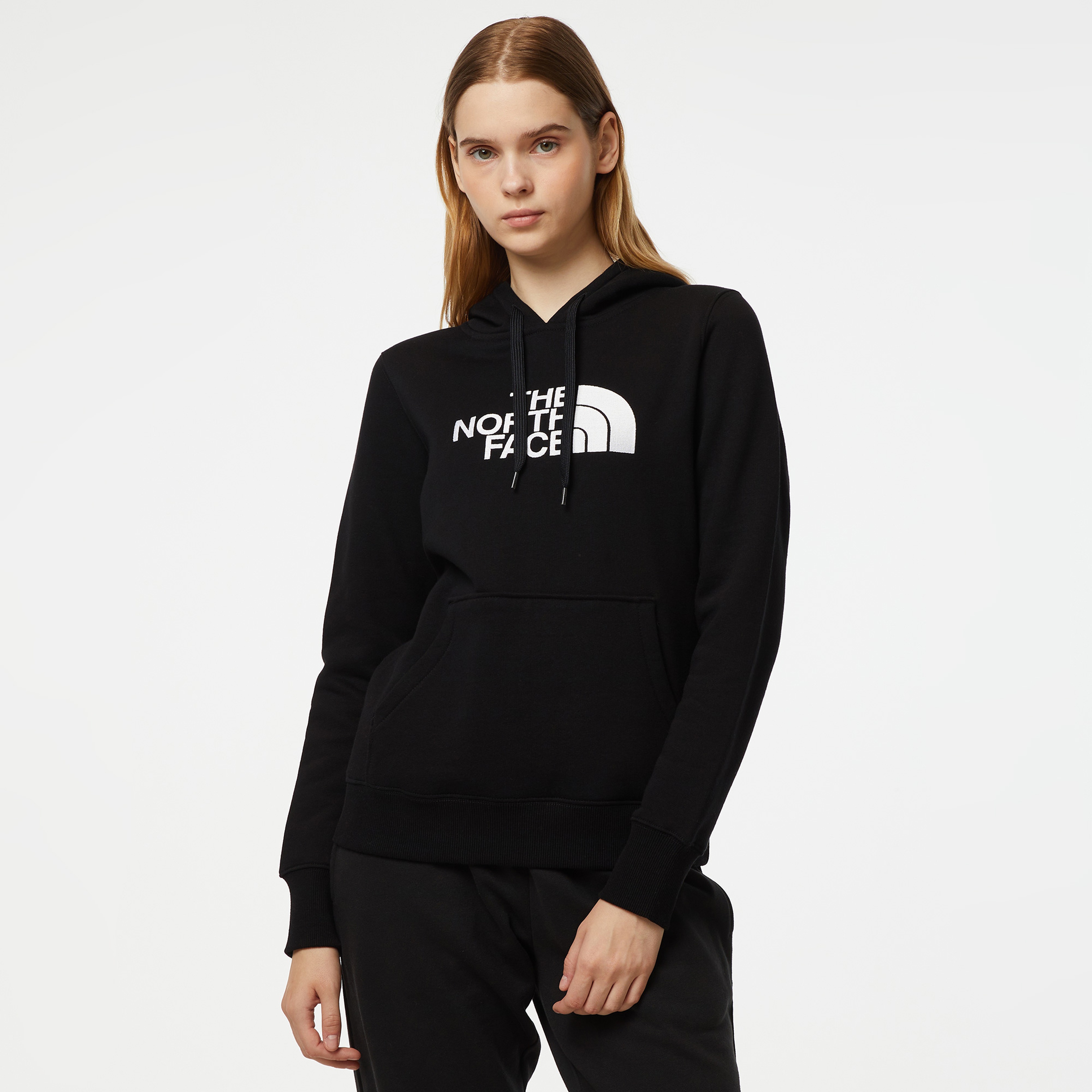 The North Face W Drew Peak Pullover Hoodie - Eu Kadın Siyah Sweatshirt